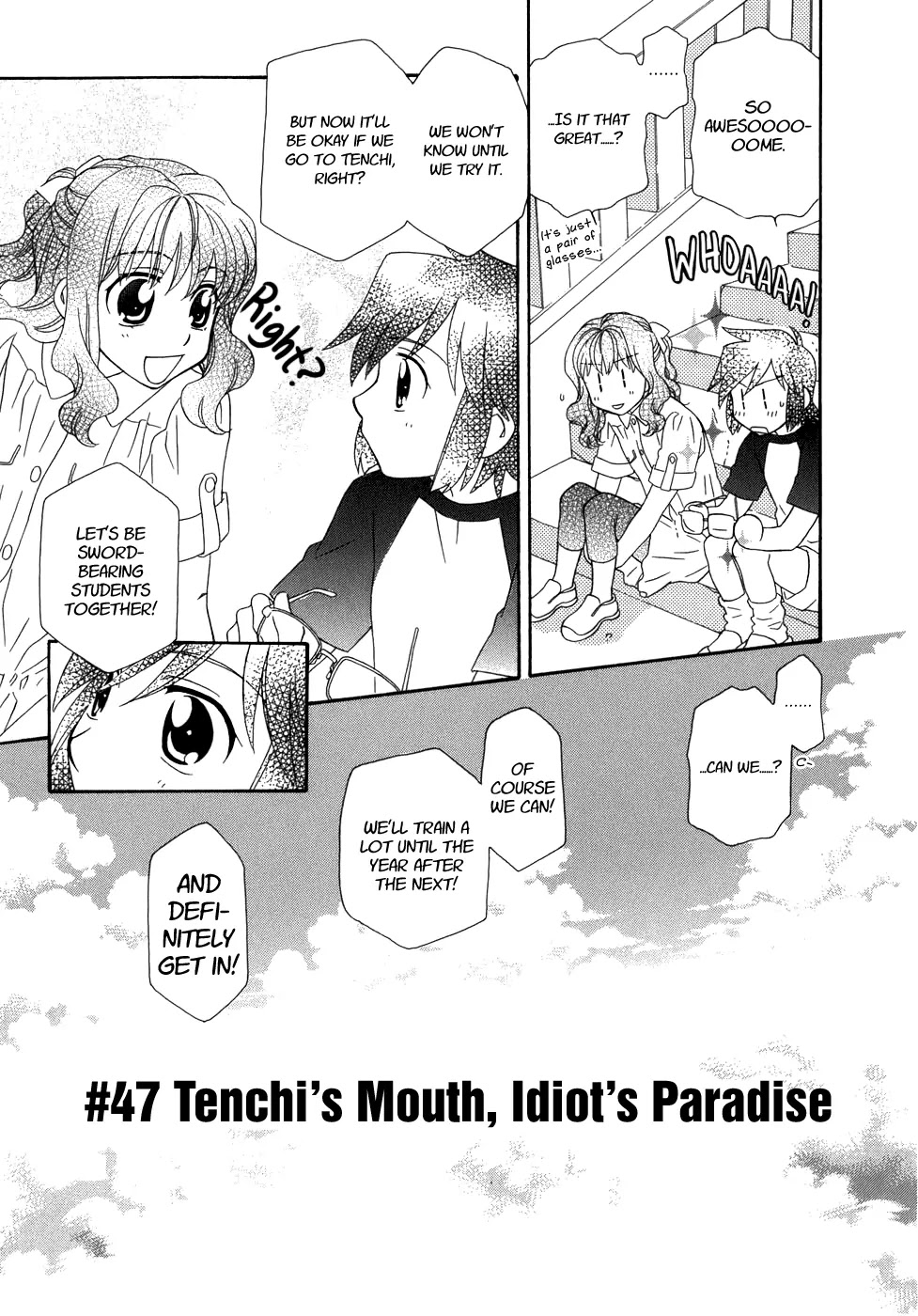 Hayate x Blade Chapter 47 page 4 - Chapter 47: Tenchi's Mouth, Idiot's Paradise