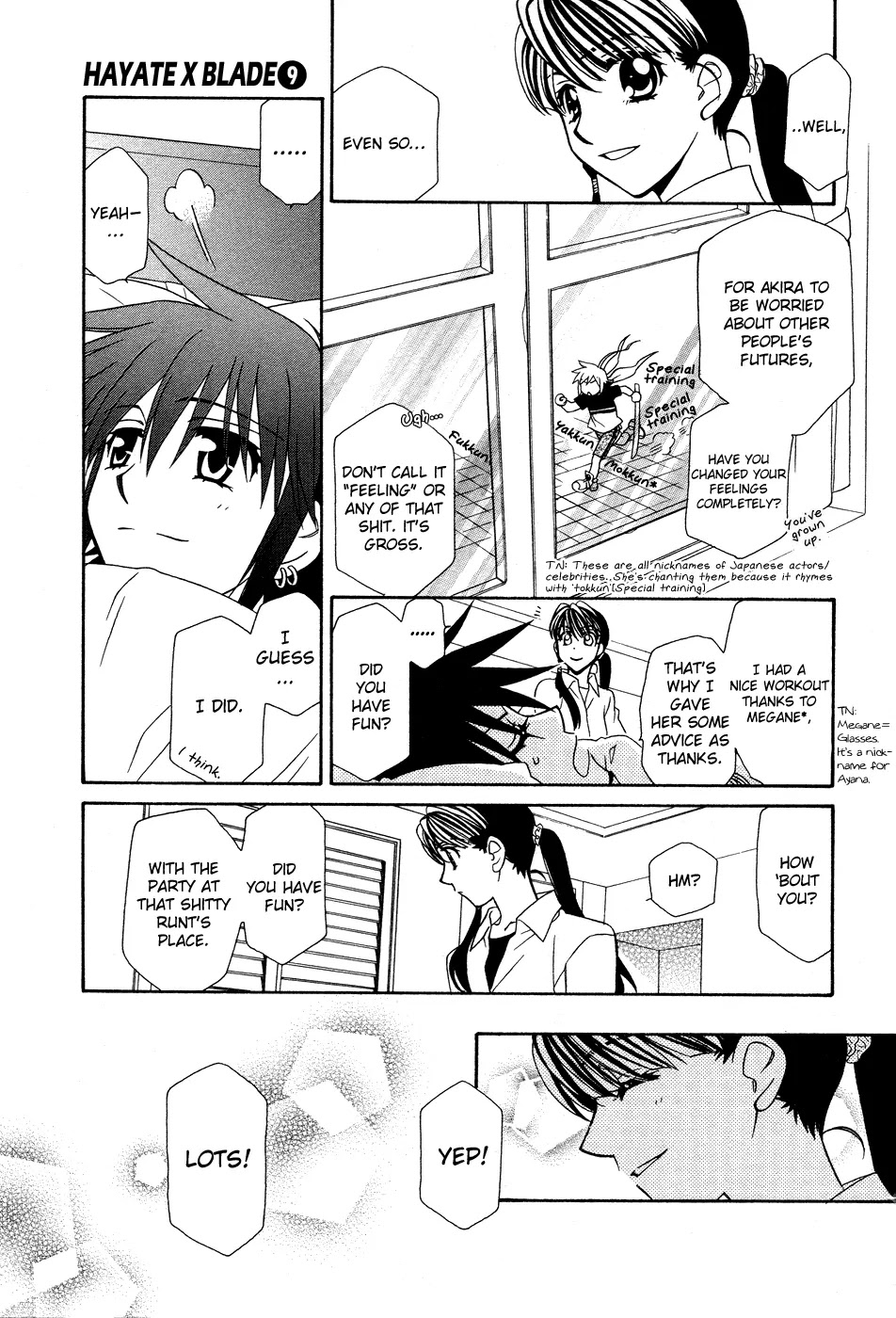 Hayate x Blade Chapter 49 page 18 - Chapter 49: Written as Serious, Read as Idiot