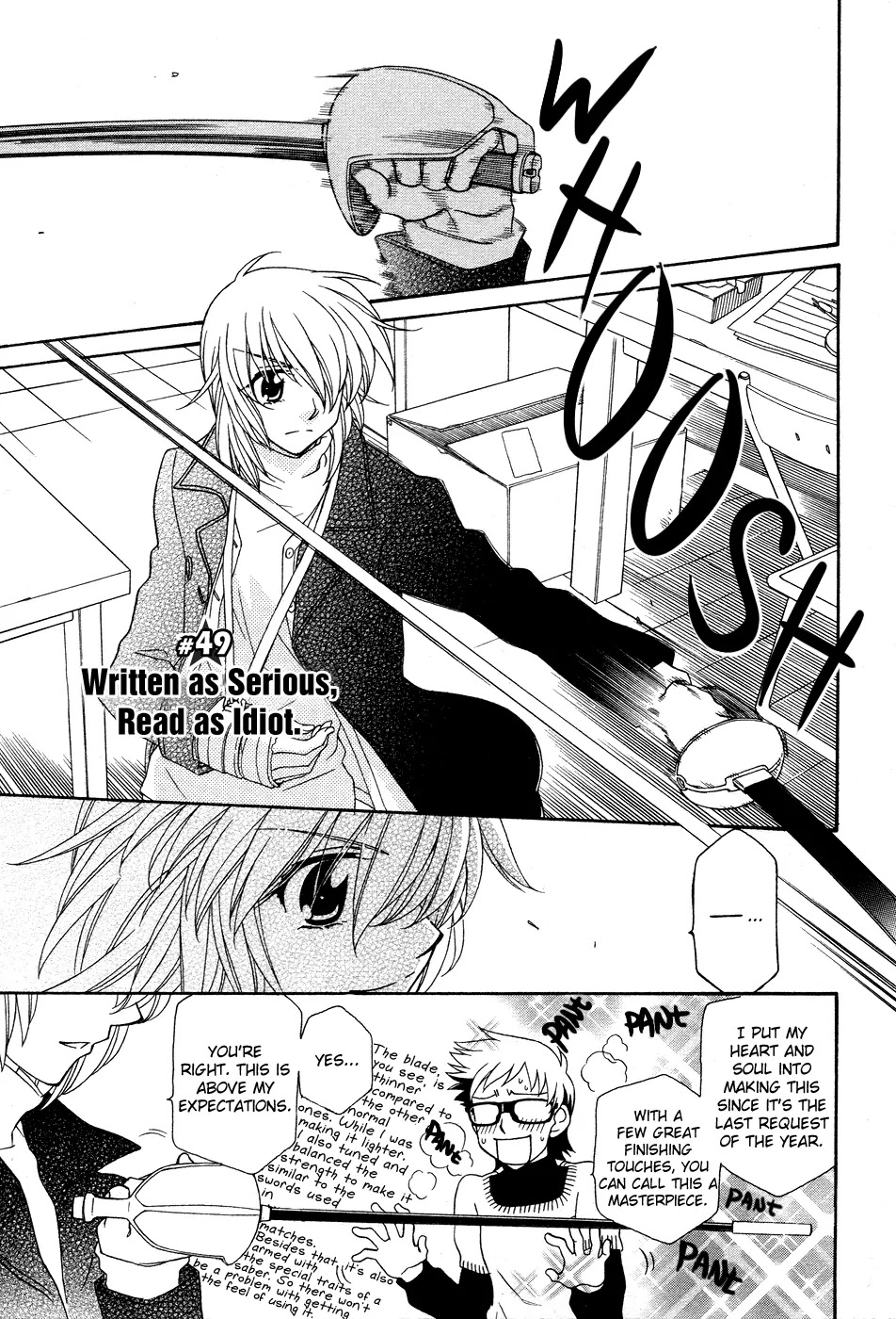 Hayate x Blade Chapter 49 page 2 - Chapter 49: Written as Serious, Read as Idiot