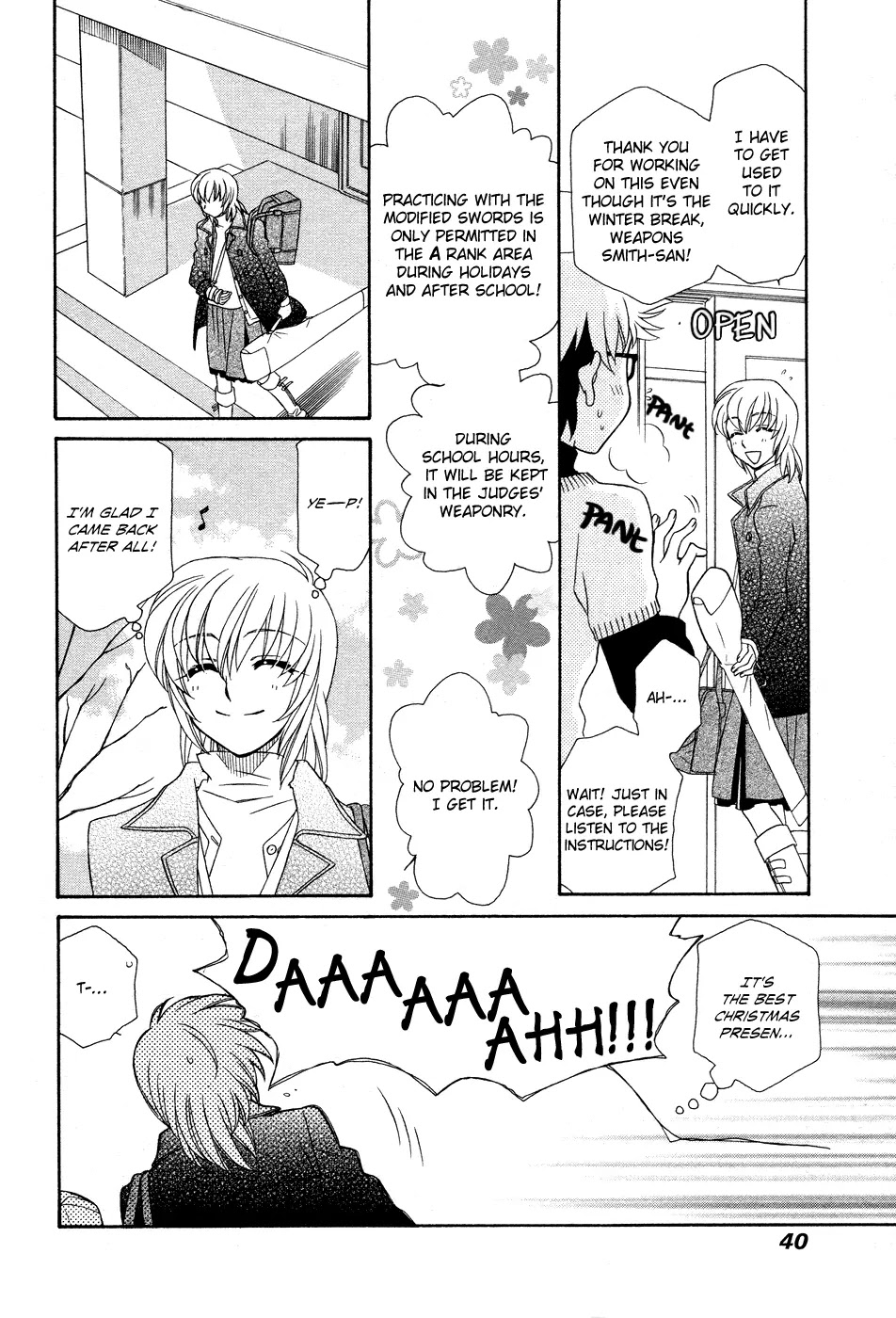 Hayate x Blade Chapter 49 page 3 - Chapter 49: Written as Serious, Read as Idiot