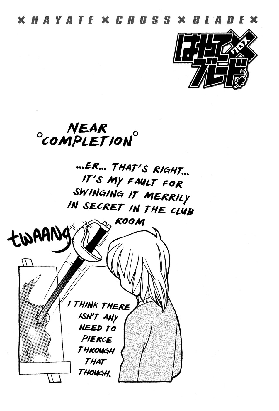 Hayate x Blade Chapter 49 page 36 - Chapter 49: Written as Serious, Read as Idiot
