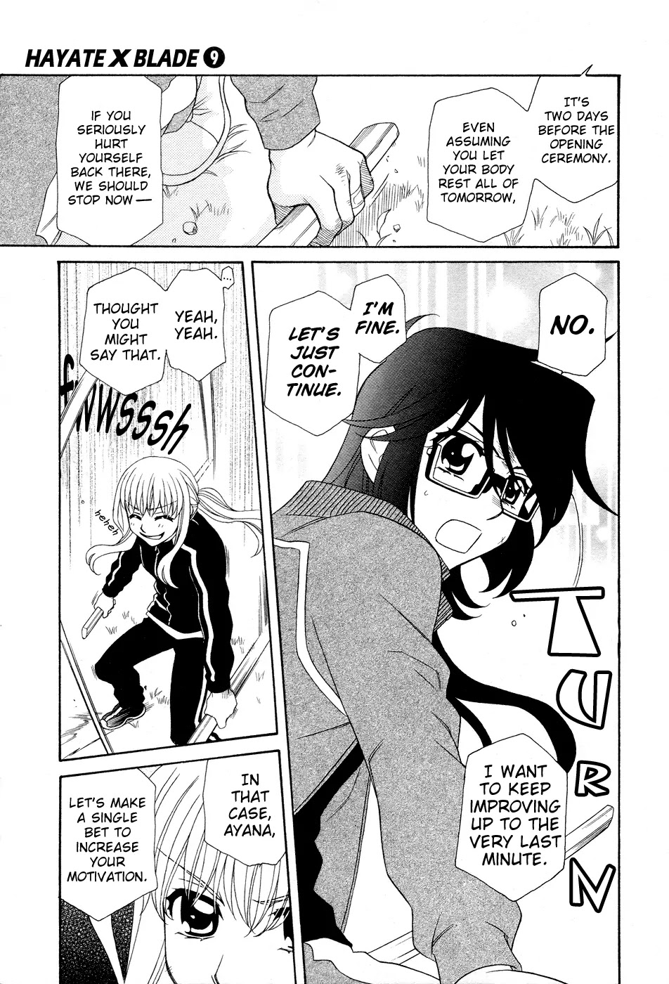 Hayate x Blade Chapter 50 page 7 - Chapter 50: The Heaven and Earth Idiots See