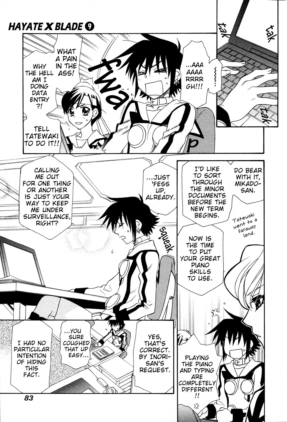 Hayate x Blade Chapter 50 page 9 - Chapter 50: The Heaven and Earth Idiots See