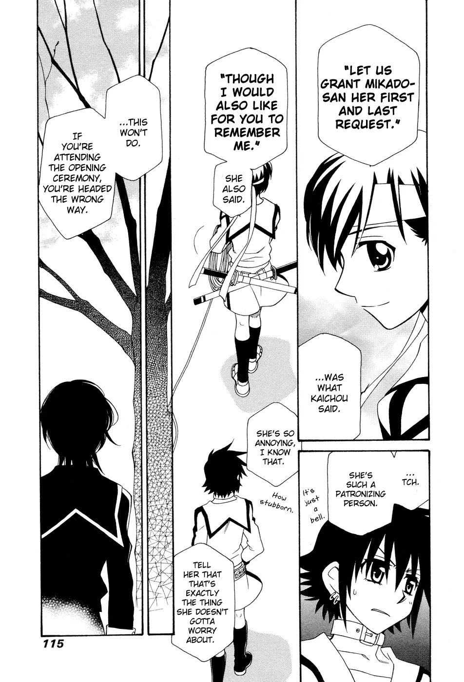 Hayate x Blade Chapter 51 page 15 - Chapter 51: The One Who Becomes an Idiot, That Guidepos