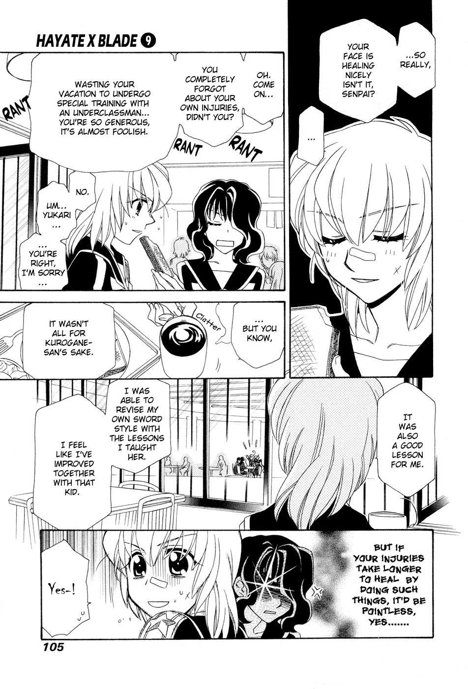 Hayate x Blade Chapter 51 page 5 - Chapter 51: The One Who Becomes an Idiot, That Guidepos
