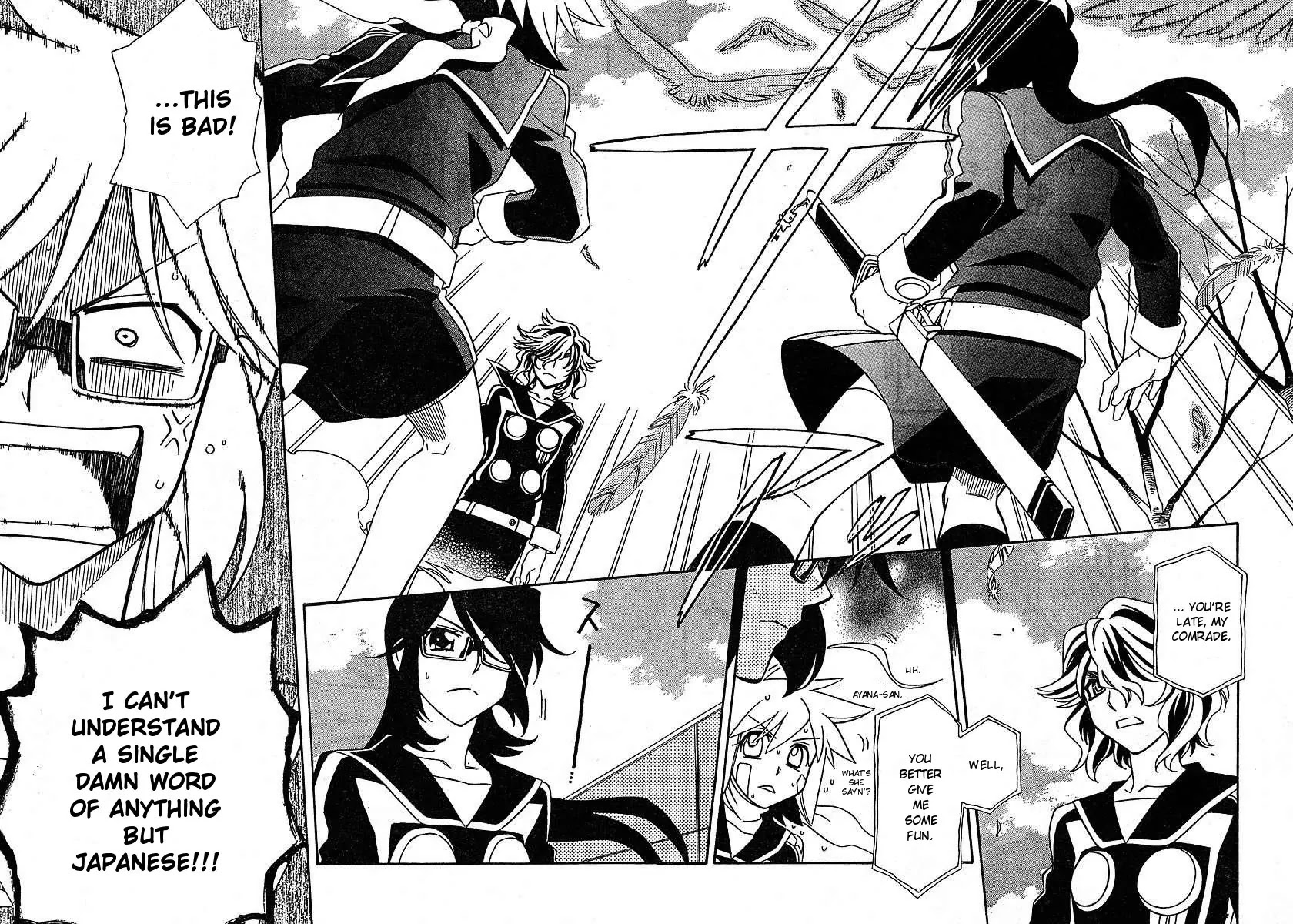 Hayate x Blade Chapter 52 page 21 - Chapter 52: Hit the Road Idiot