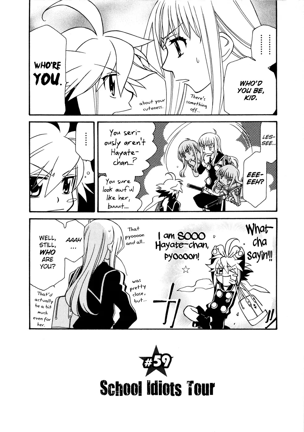 Hayate x Blade Chapter 59 page 2 - Chapter 59: School Idiots Tour