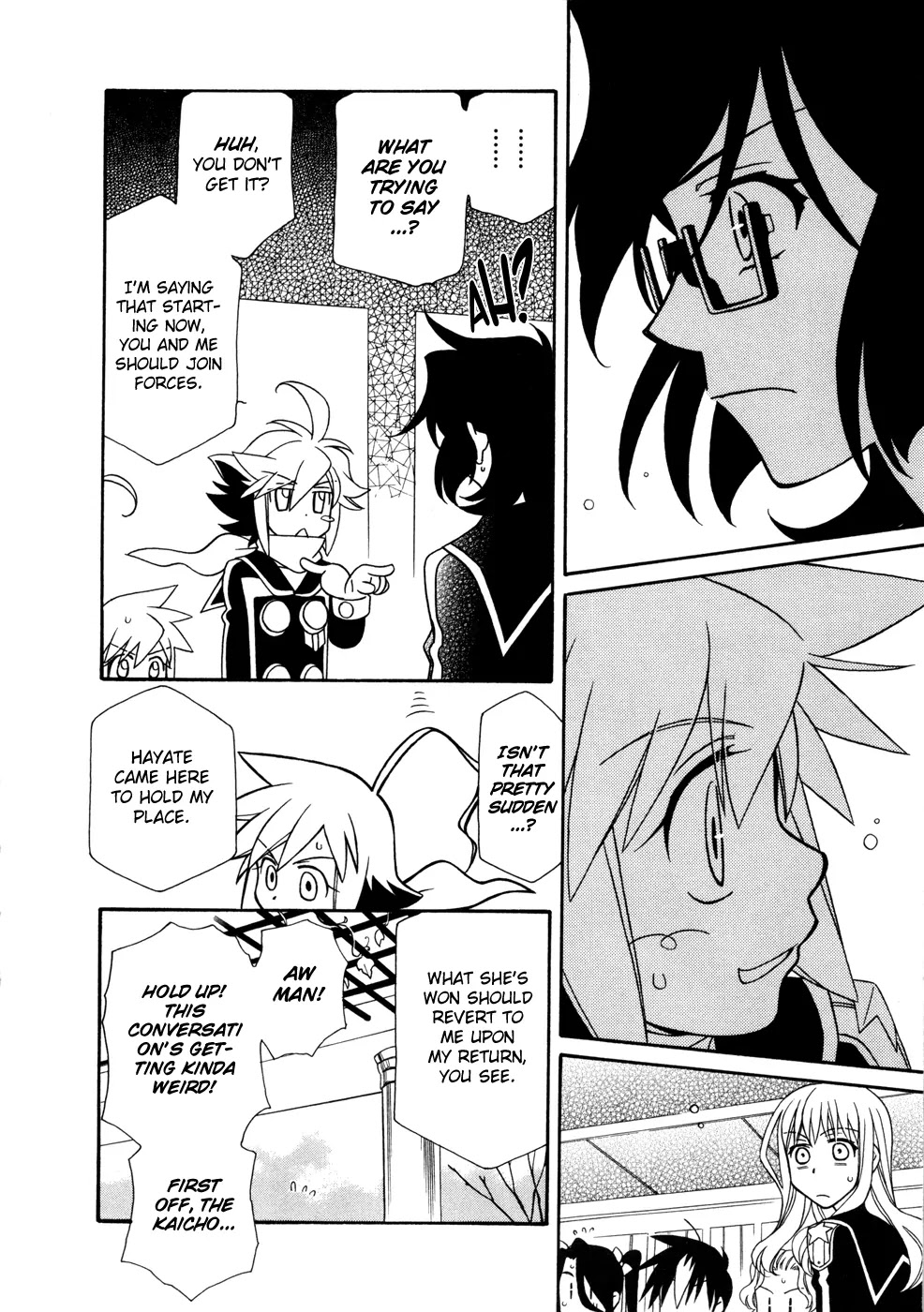 Hayate x Blade Chapter 59 page 21 - Chapter 59: School Idiots Tour