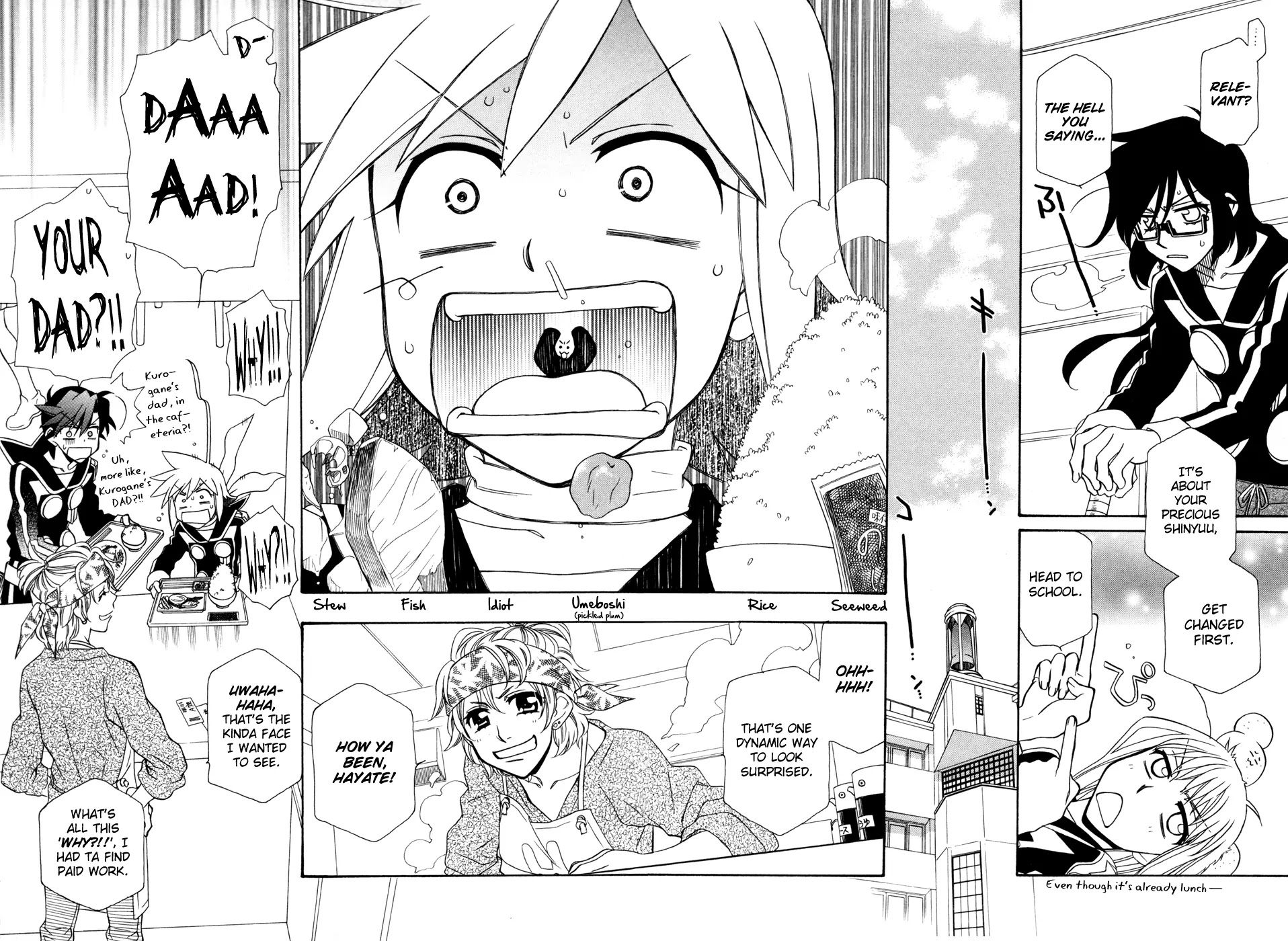 Hayate x Blade Chapter 59 page 8 - Chapter 59: School Idiots Tour