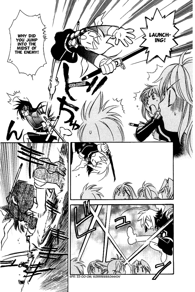 Hayate x Blade Chapter 6 page 17 - Chapter 6: The Idiot Who Jumped Out