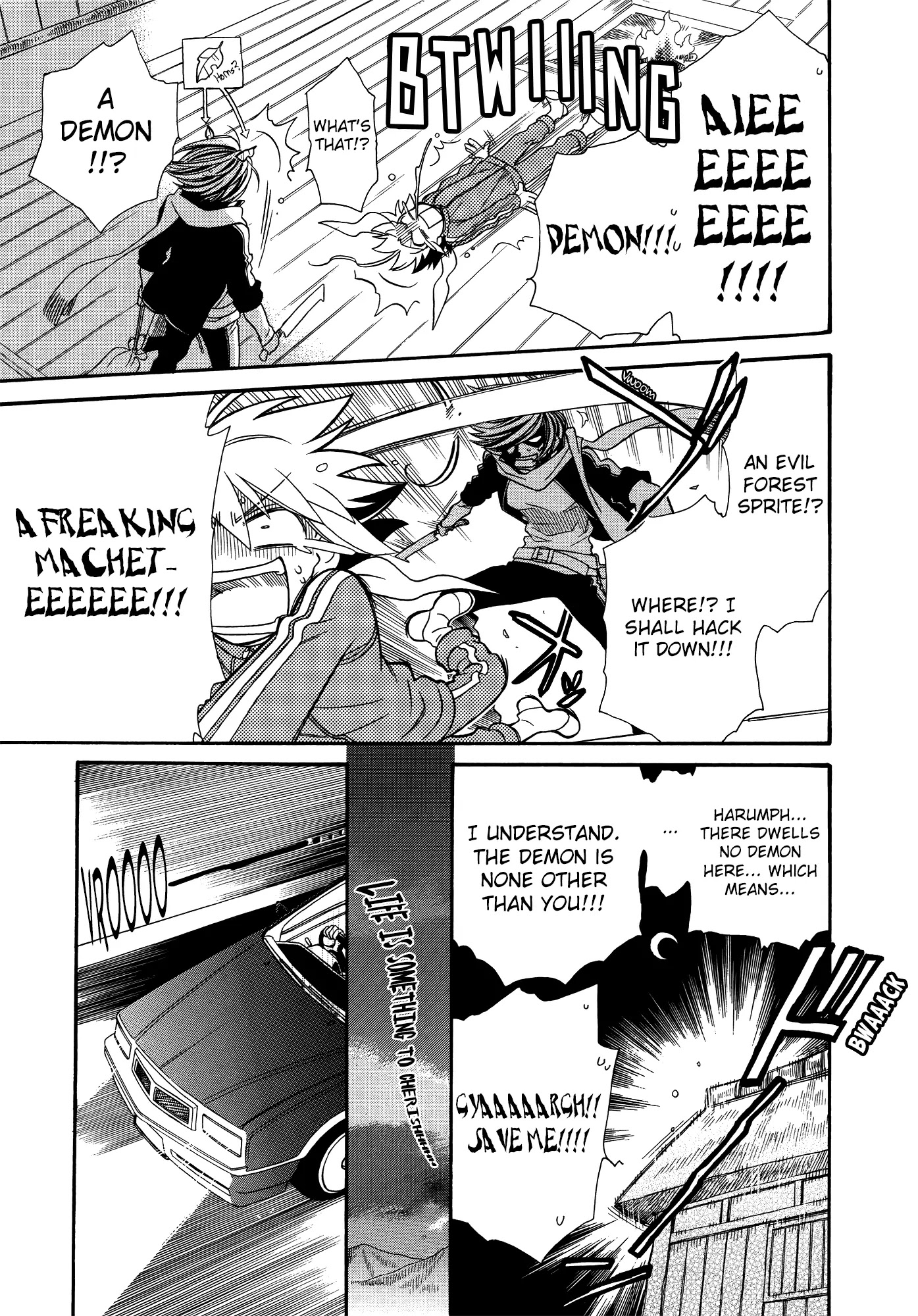 Hayate x Blade Chapter 60 page 21 - Chapter 60: Fair Travels with an Idiotic Feeling