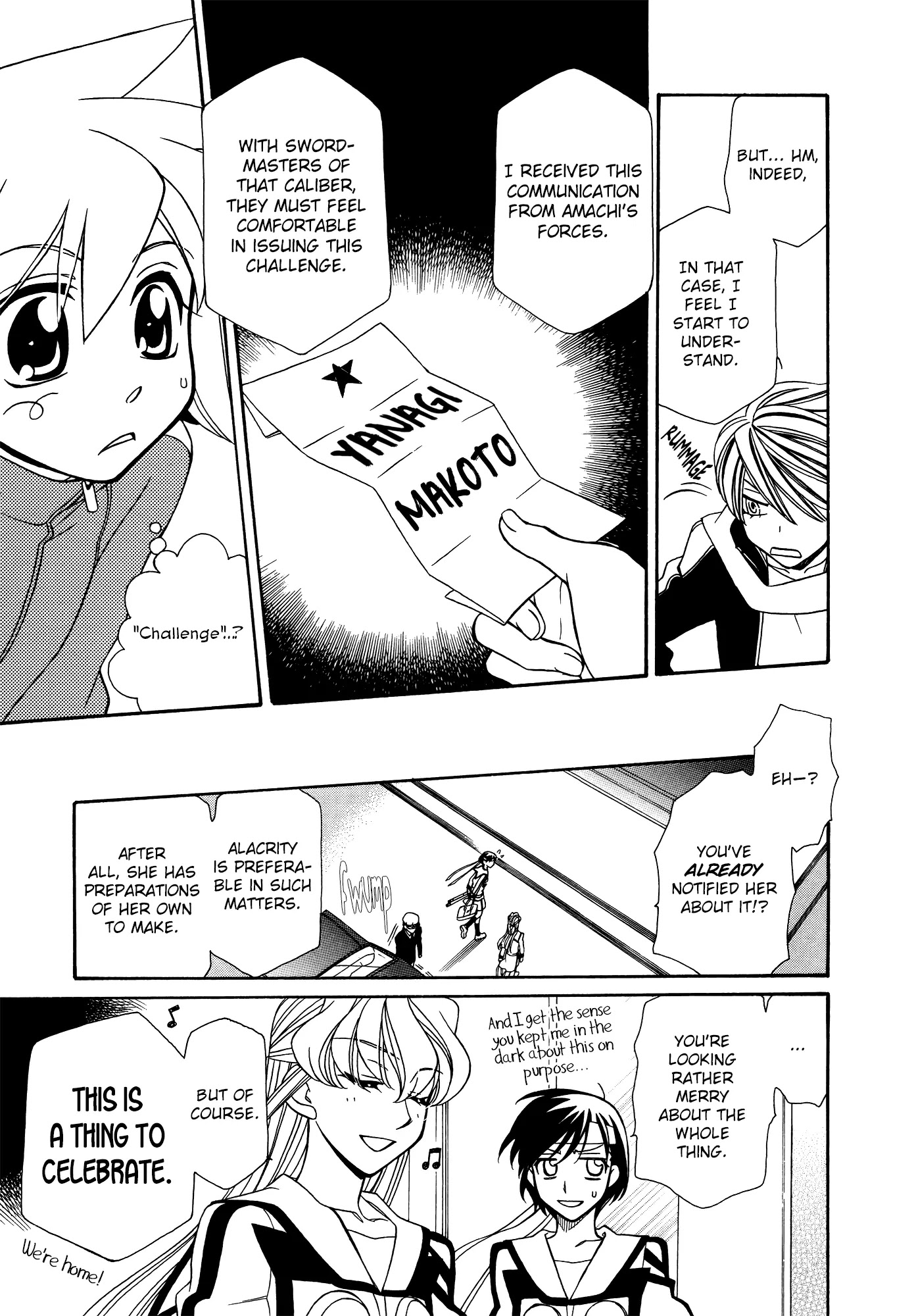Hayate x Blade Chapter 60 page 29 - Chapter 60: Fair Travels with an Idiotic Feeling