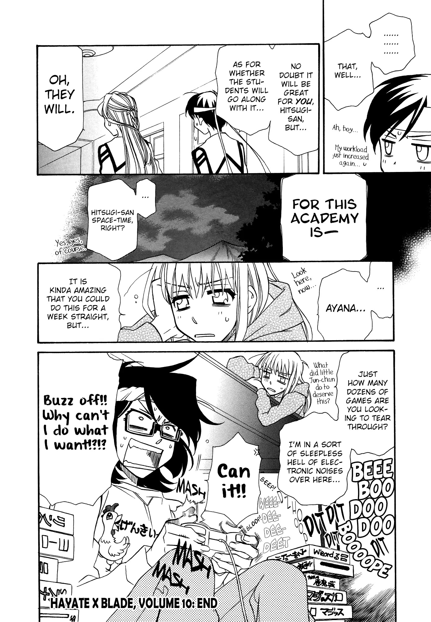 Hayate x Blade Chapter 60 page 33 - Chapter 60: Fair Travels with an Idiotic Feeling