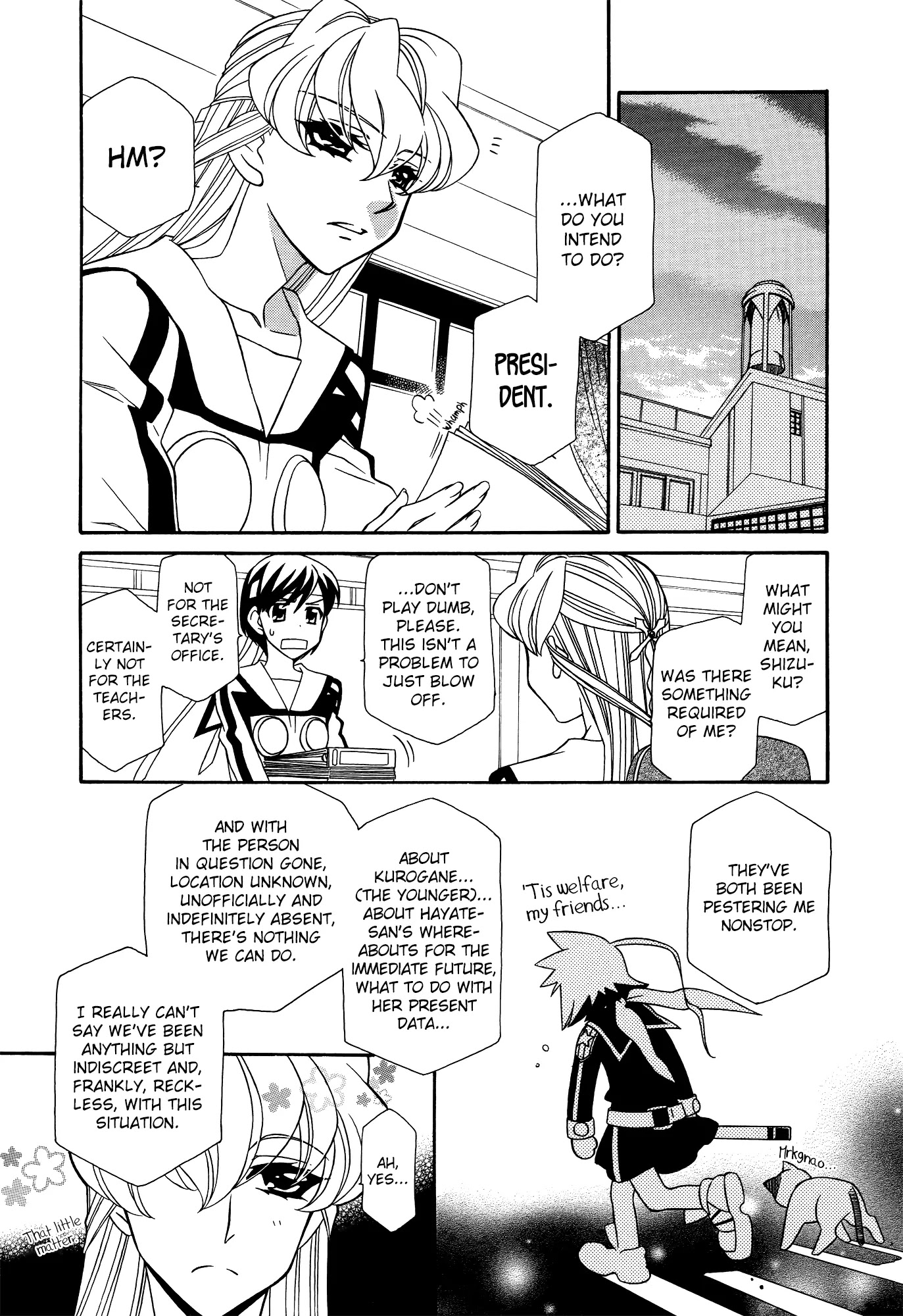 Hayate x Blade Chapter 60 page 5 - Chapter 60: Fair Travels with an Idiotic Feeling