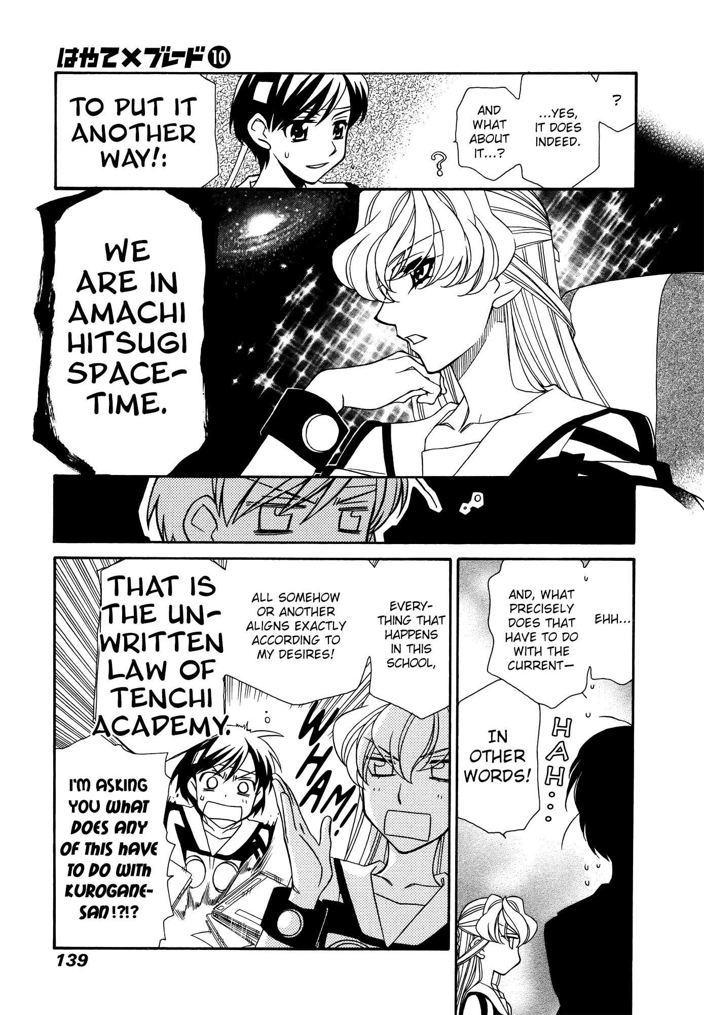 Hayate x Blade Chapter 60 page 7 - Chapter 60: Fair Travels with an Idiotic Feeling