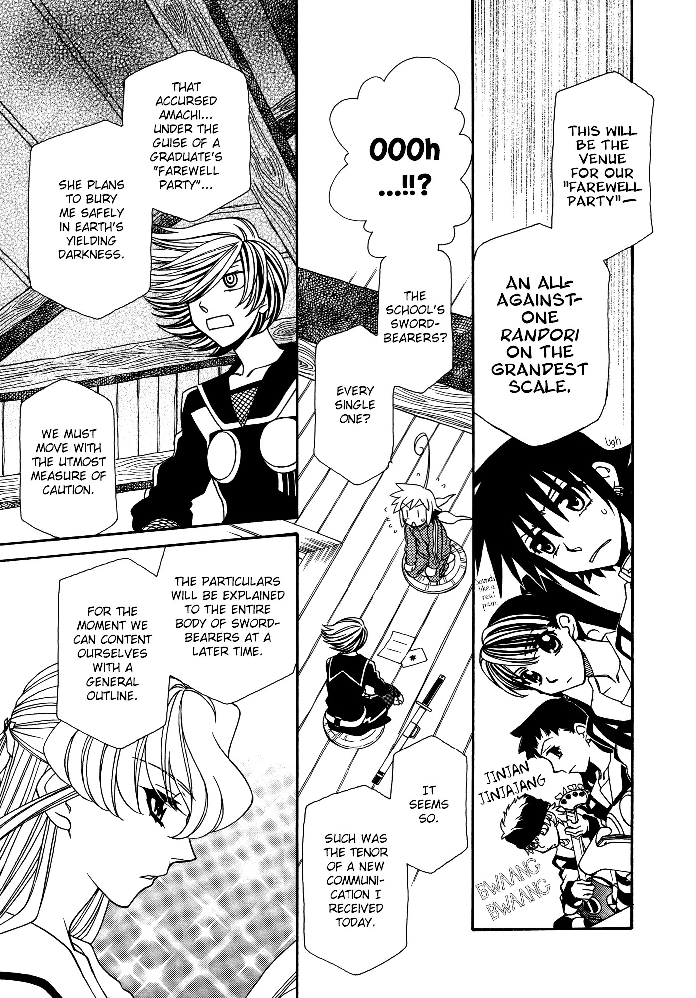 Hayate x Blade Chapter 61 page 12 - Chapter 61: Stupid is as Idiots Do