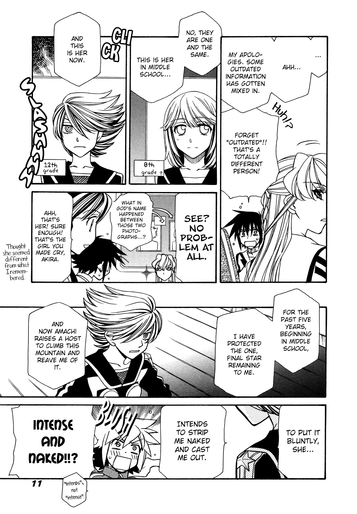 Hayate x Blade Chapter 61 page 14 - Chapter 61: Stupid is as Idiots Do