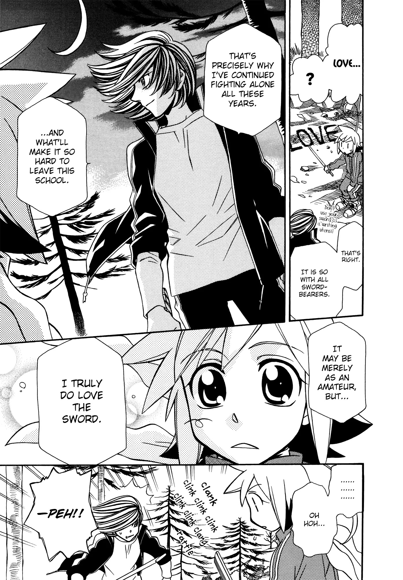 Hayate x Blade Chapter 61 page 28 - Chapter 61: Stupid is as Idiots Do