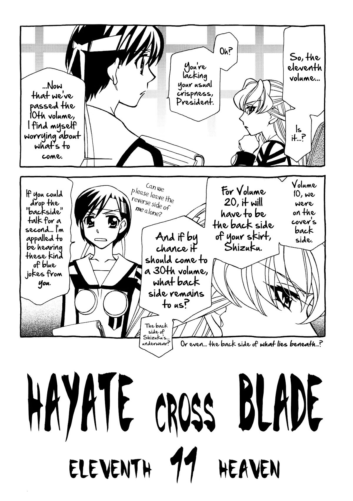 Hayate x Blade Chapter 61 page 3 - Chapter 61: Stupid is as Idiots Do