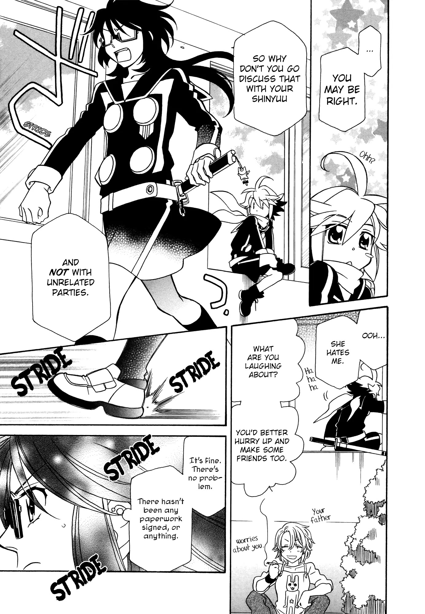 Hayate x Blade Chapter 61 page 36 - Chapter 61: Stupid is as Idiots Do
