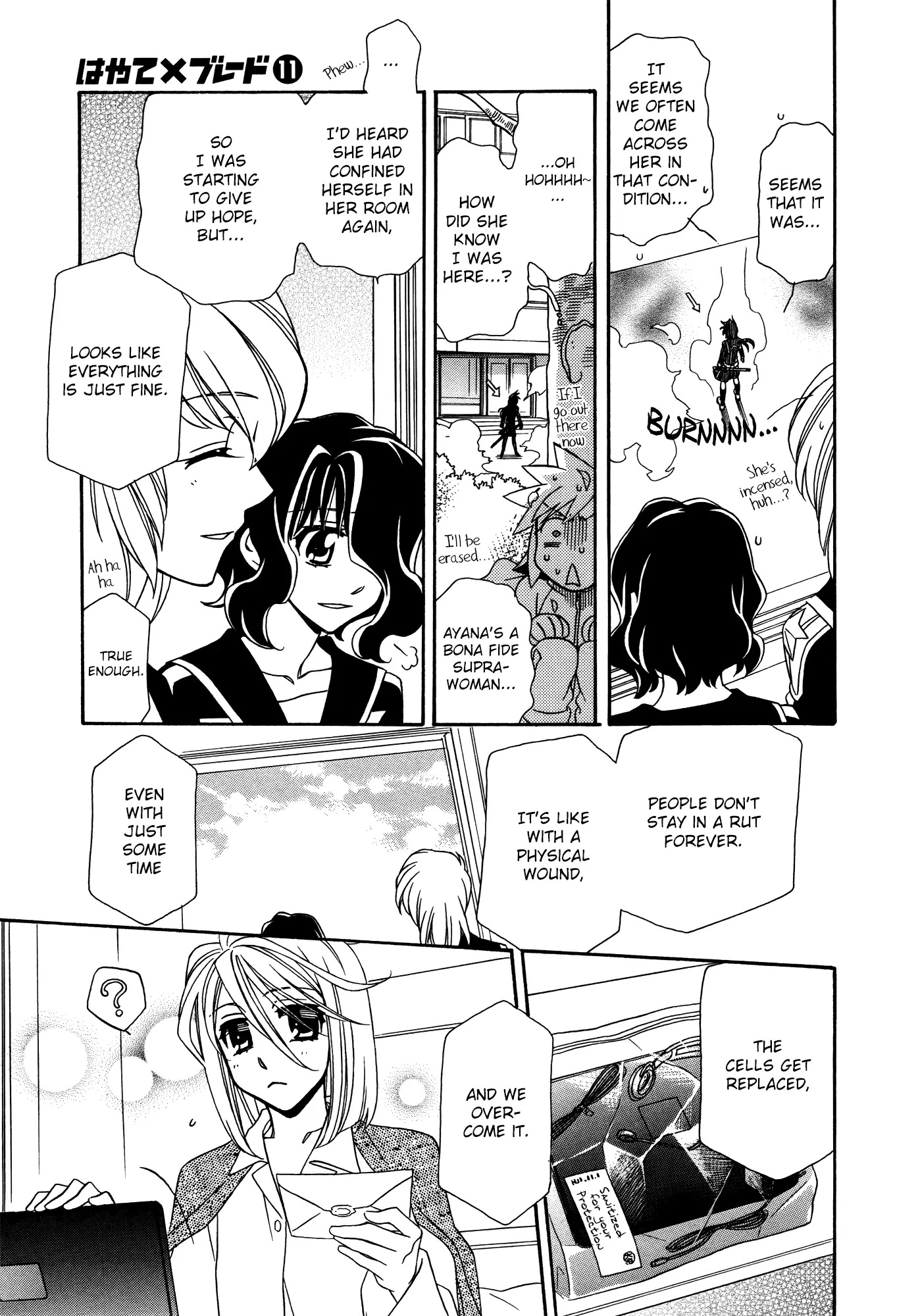 Hayate x Blade Chapter 61 page 38 - Chapter 61: Stupid is as Idiots Do
