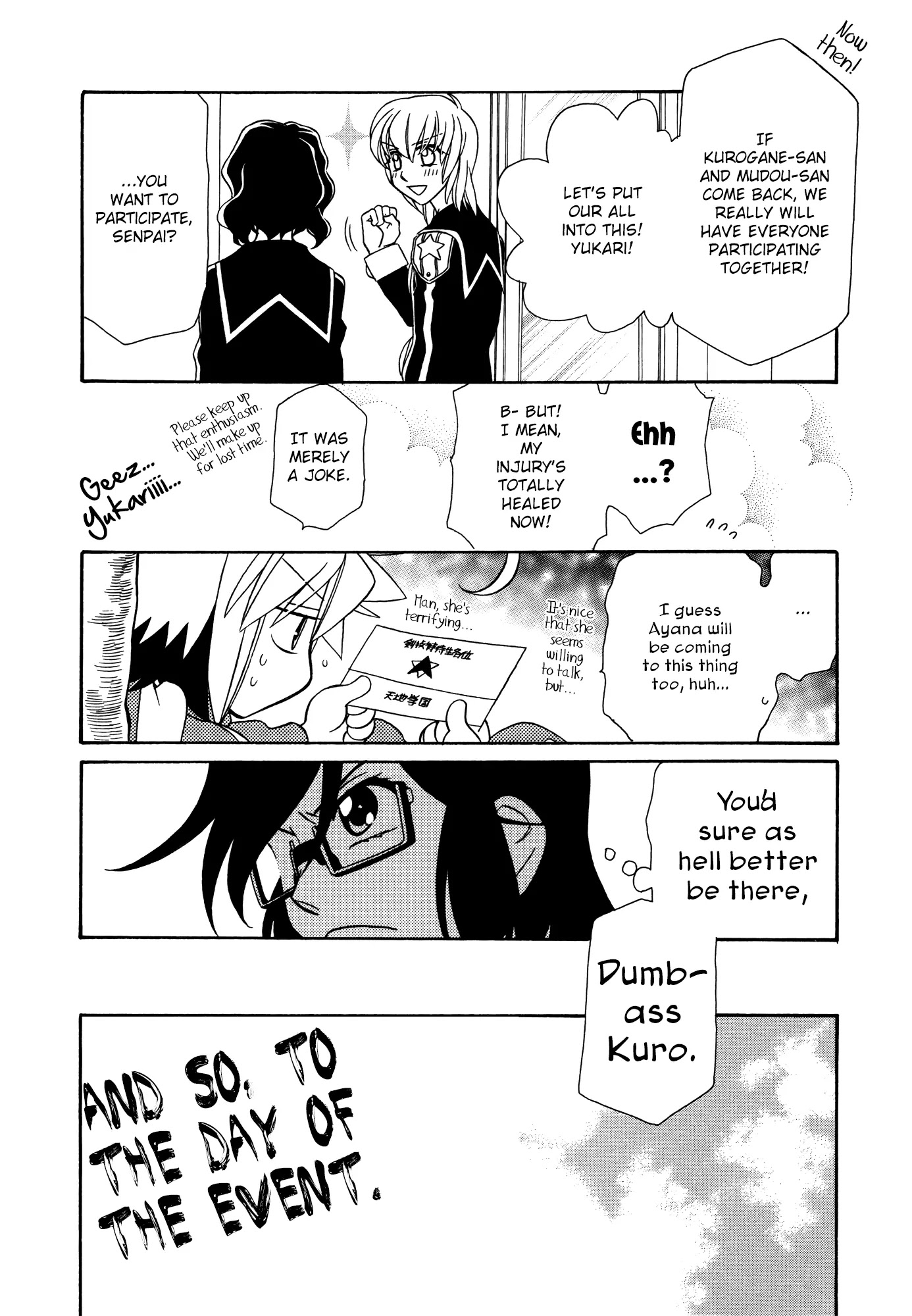 Hayate x Blade Chapter 61 page 39 - Chapter 61: Stupid is as Idiots Do