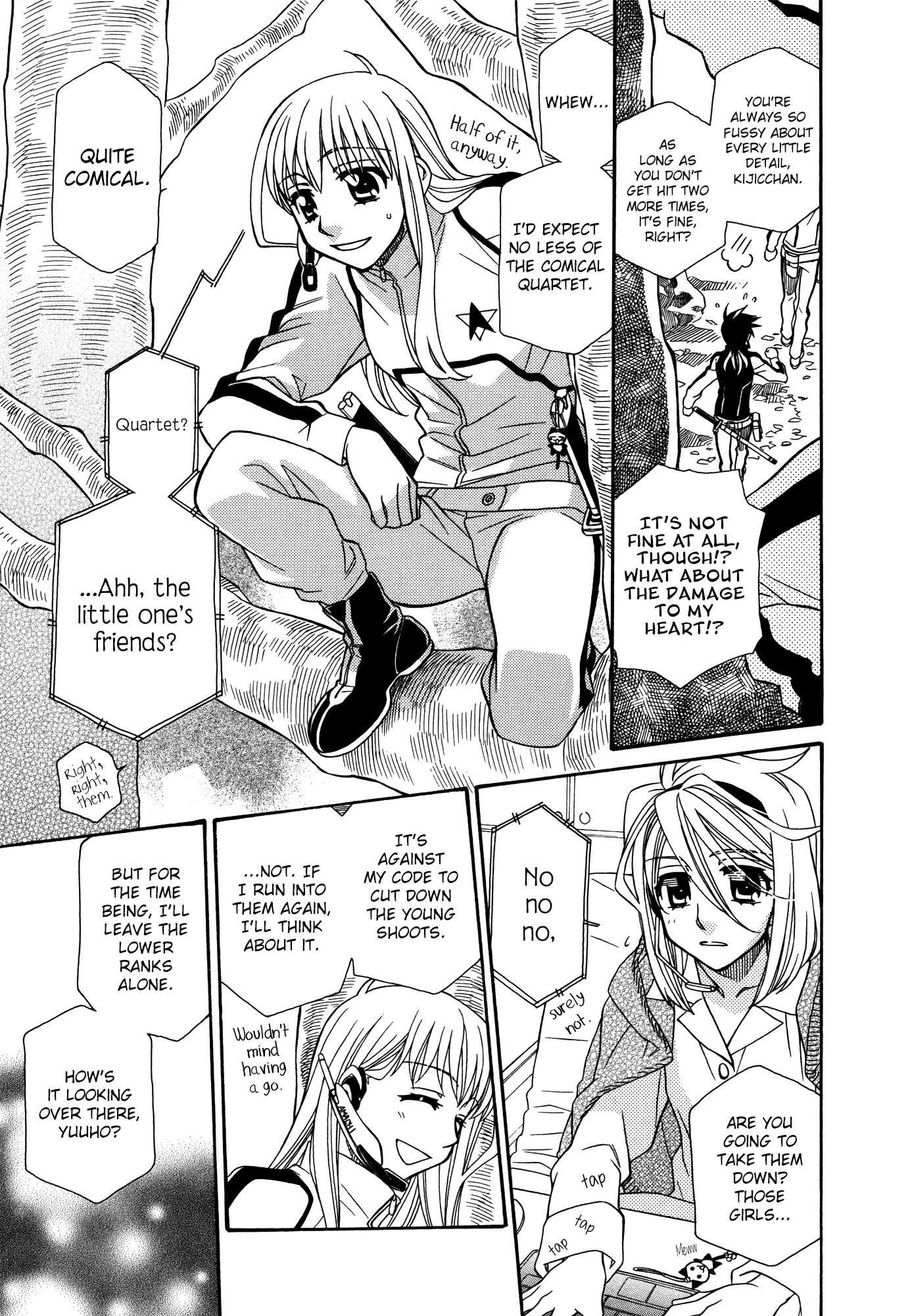 Hayate x Blade Chapter 63 page 15 - Chapter 63: Nothing's Gonna Change Idiot World