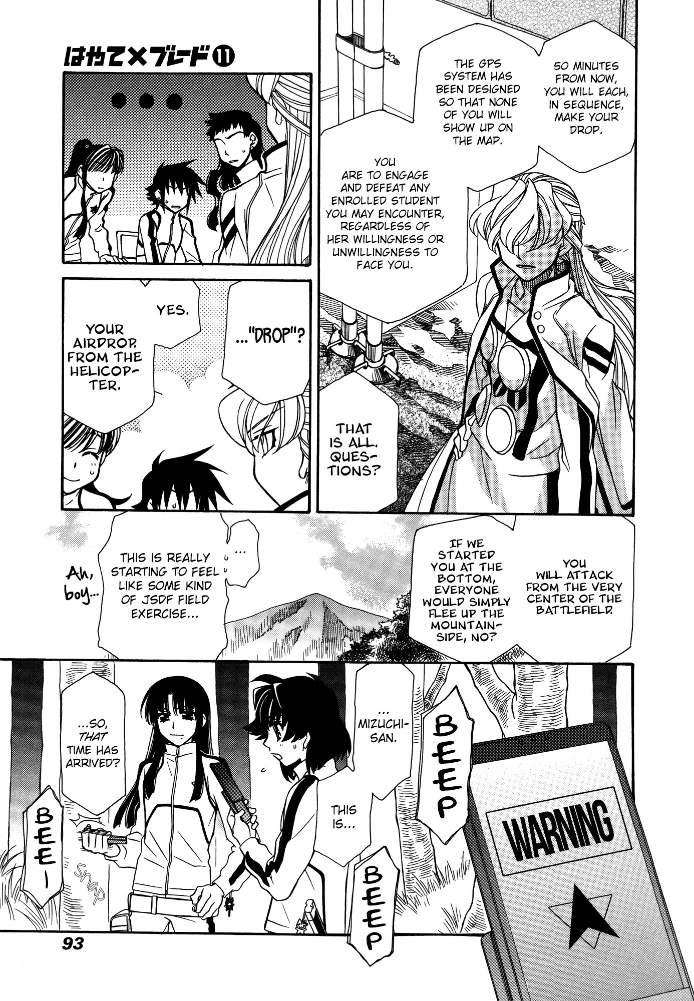 Hayate x Blade Chapter 63 page 25 - Chapter 63: Nothing's Gonna Change Idiot World
