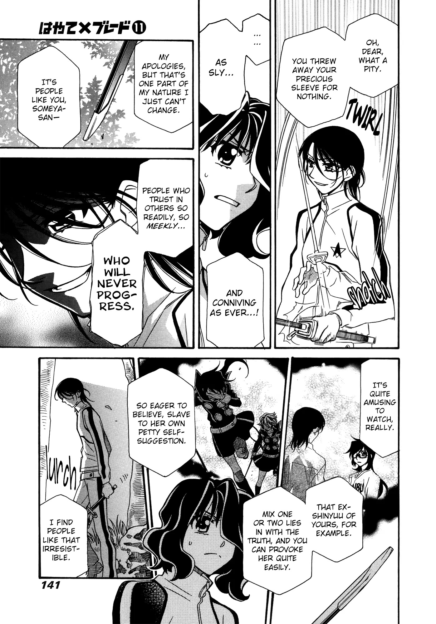 Hayate x Blade Chapter 65 page 11 - Chapter 65: When I First Began to Know Idiocy