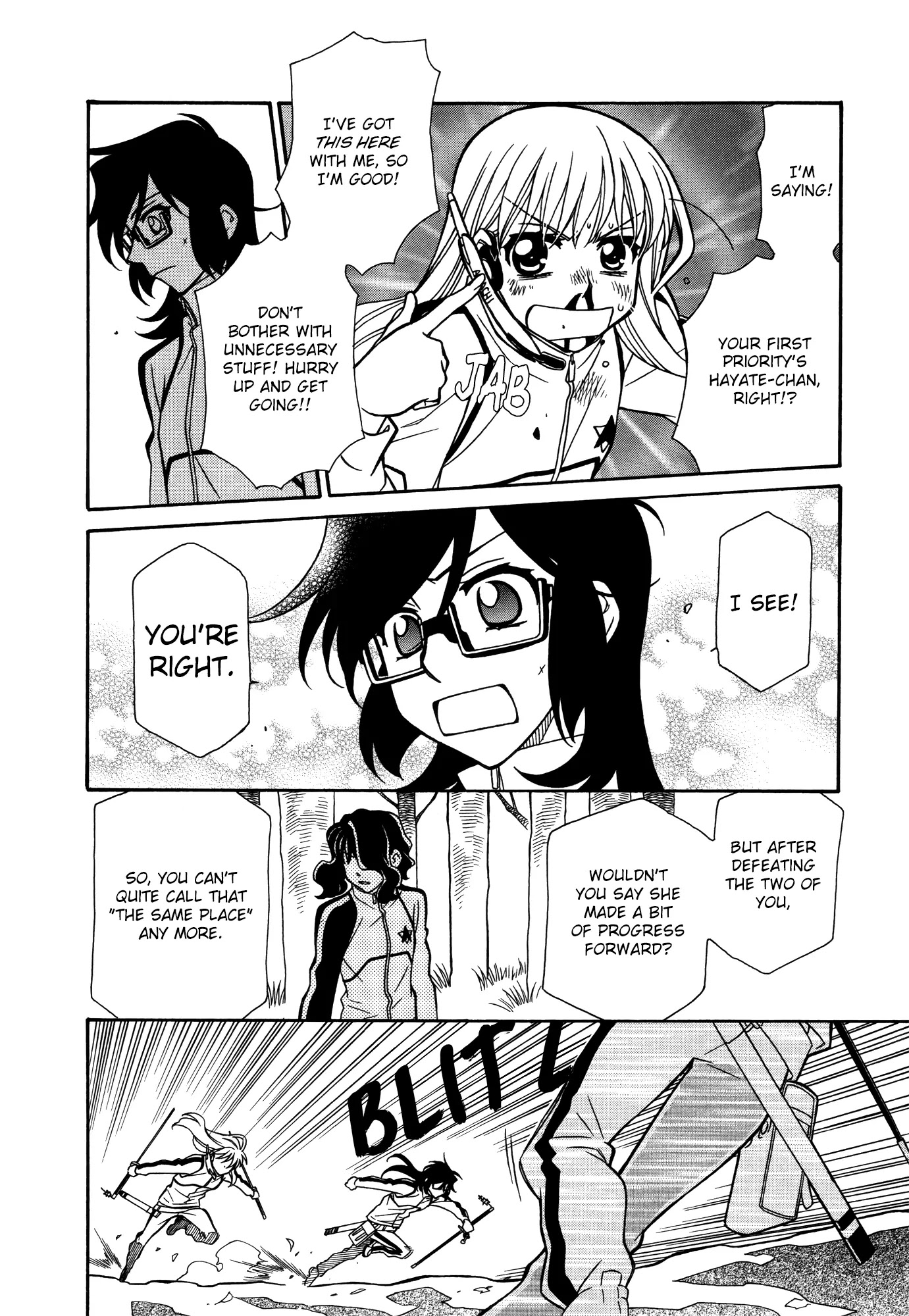 Hayate x Blade Chapter 65 page 18 - Chapter 65: When I First Began to Know Idiocy
