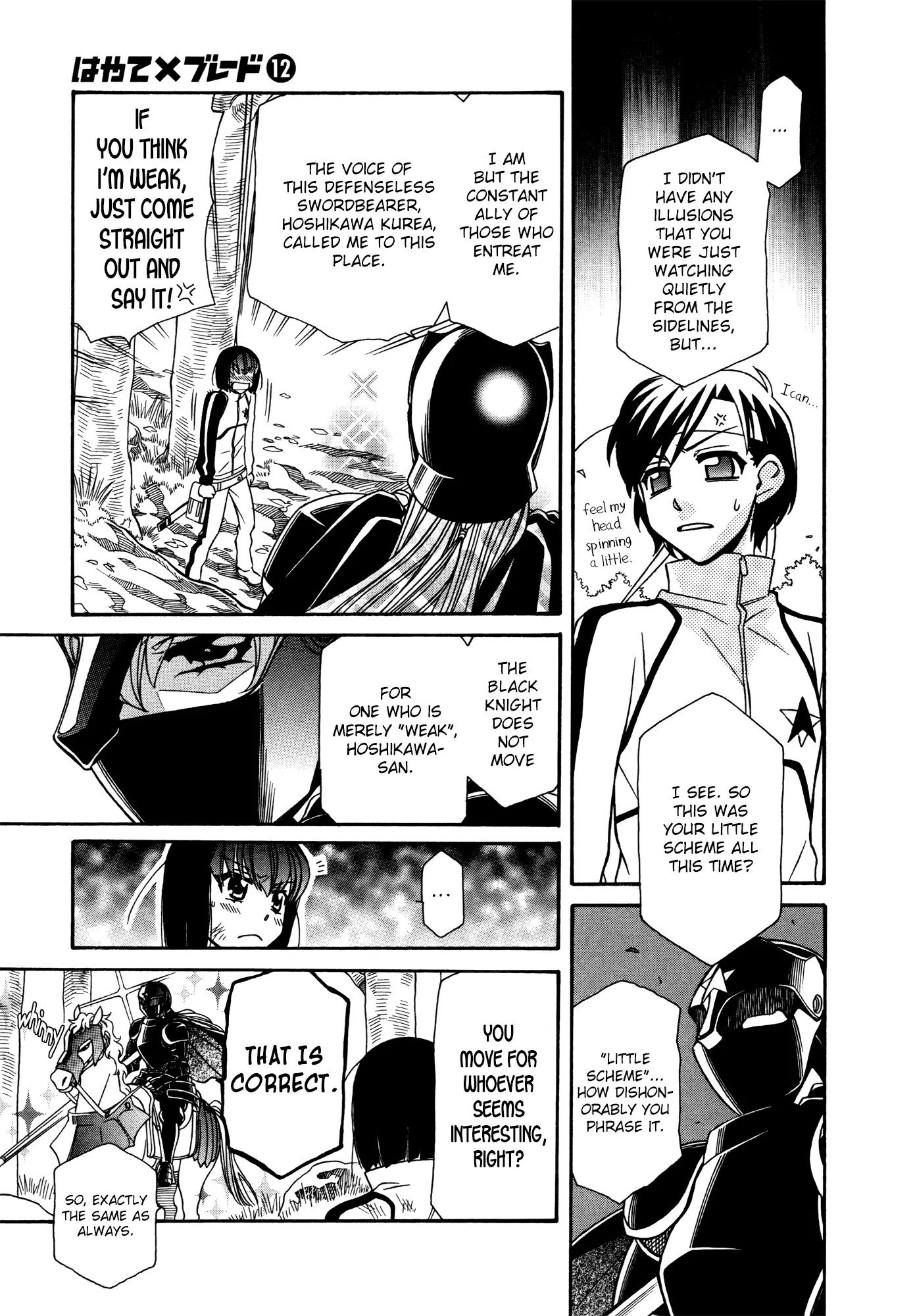 Hayate x Blade Chapter 67 page 12 - Chapter 67: Ah! The Sky! The Free and Easy Idiots!