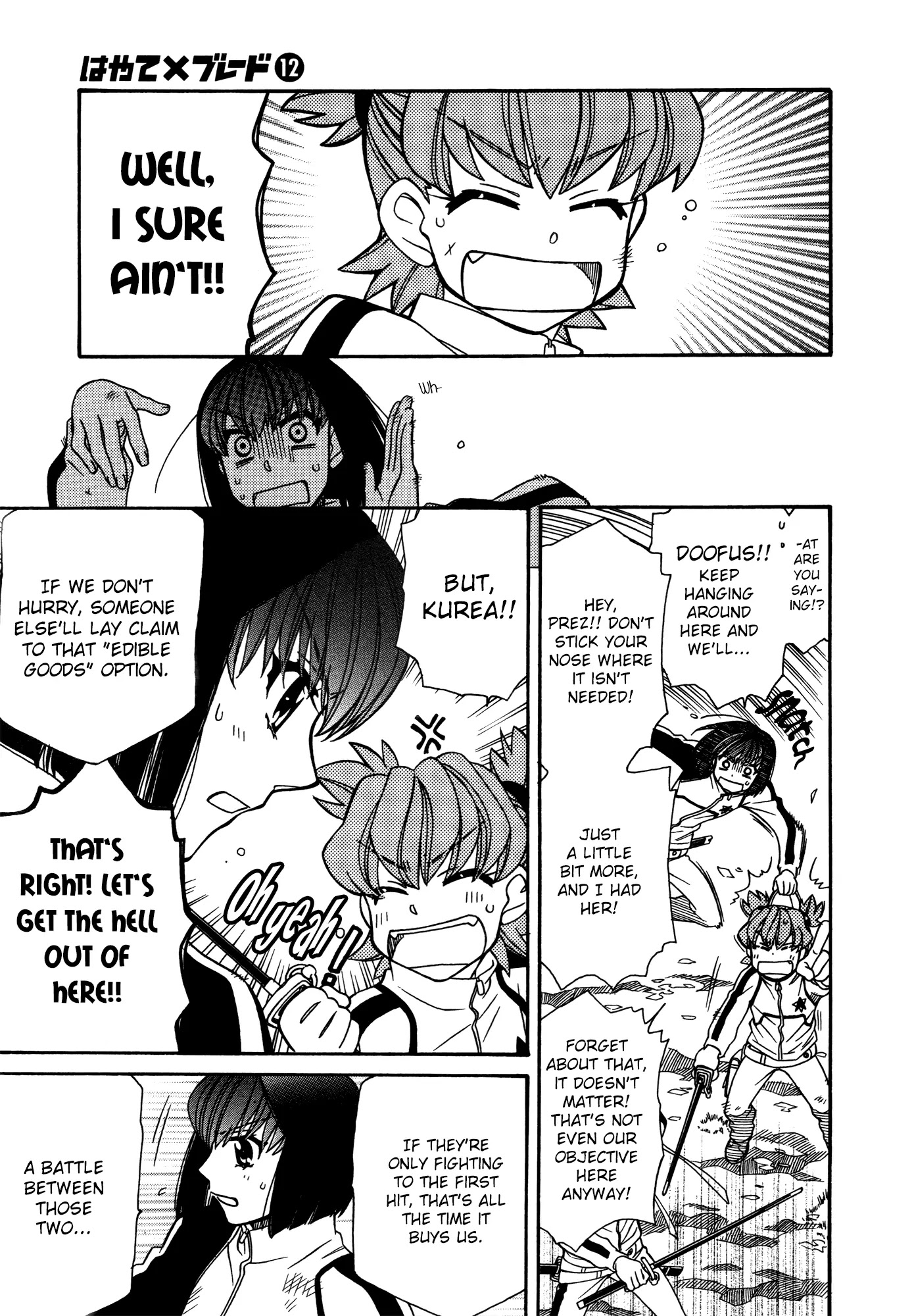 Hayate x Blade Chapter 67 page 14 - Chapter 67: Ah! The Sky! The Free and Easy Idiots!