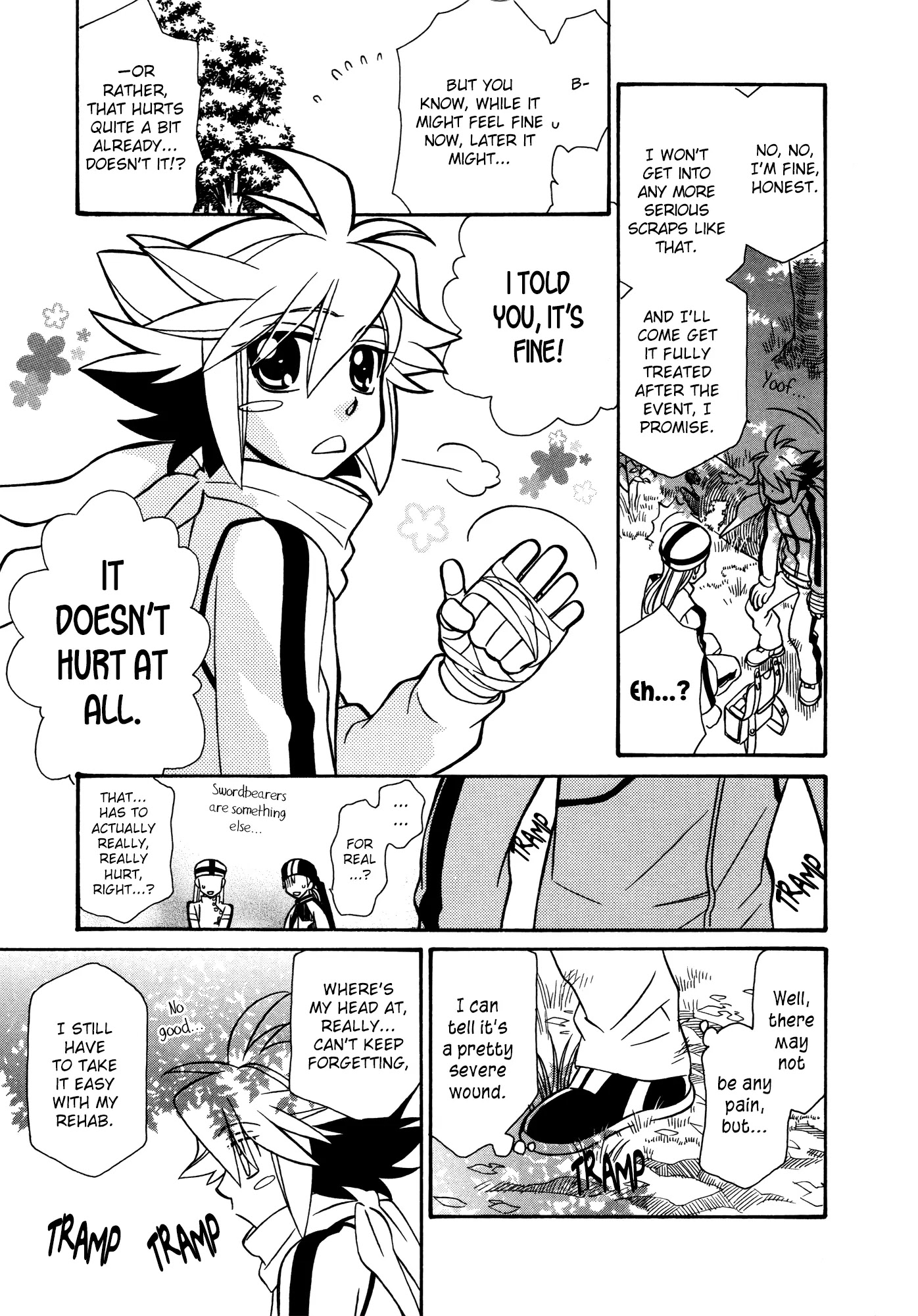 Hayate x Blade Chapter 67 page 28 - Chapter 67: Ah! The Sky! The Free and Easy Idiots!