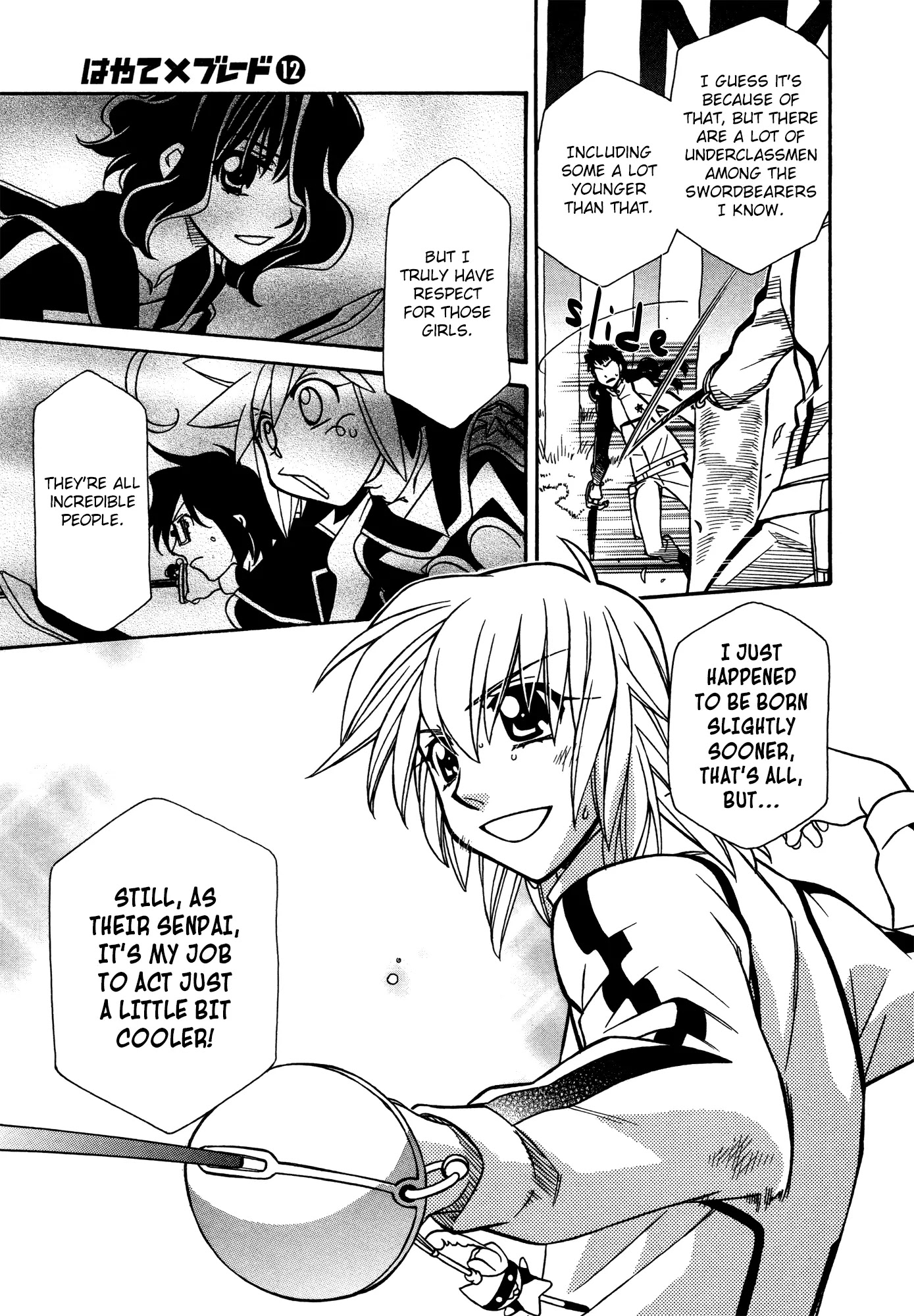 Hayate x Blade Chapter 67 page 34 - Chapter 67: Ah! The Sky! The Free and Easy Idiots!