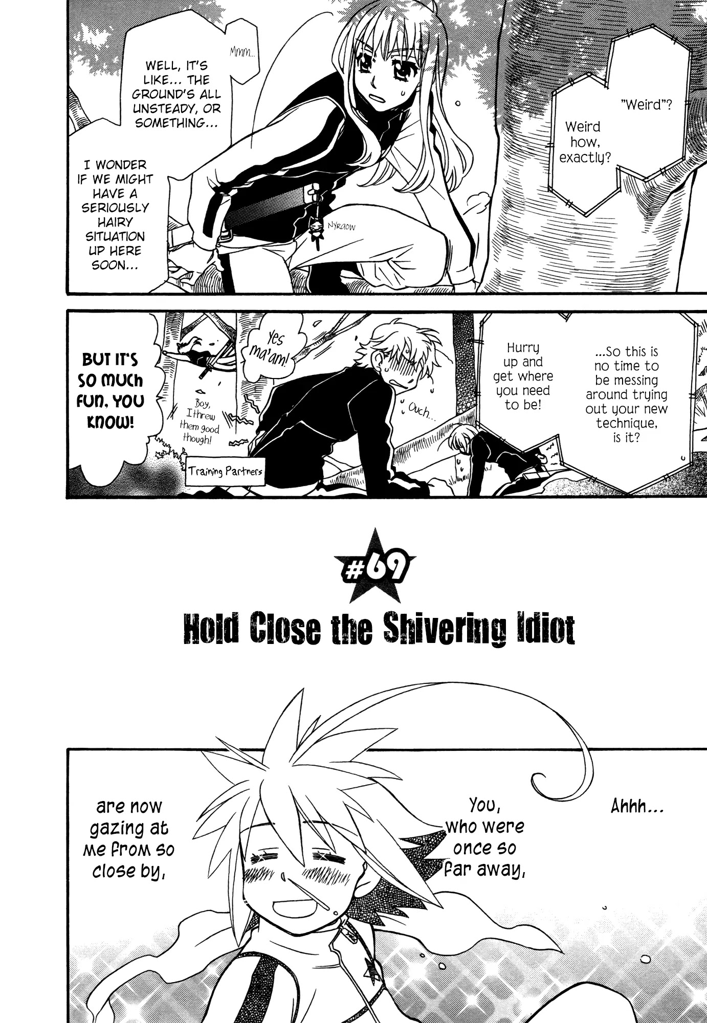 Hayate x Blade Chapter 69 page 2 - Chapter 69: Hold Close the Shivering Idiot