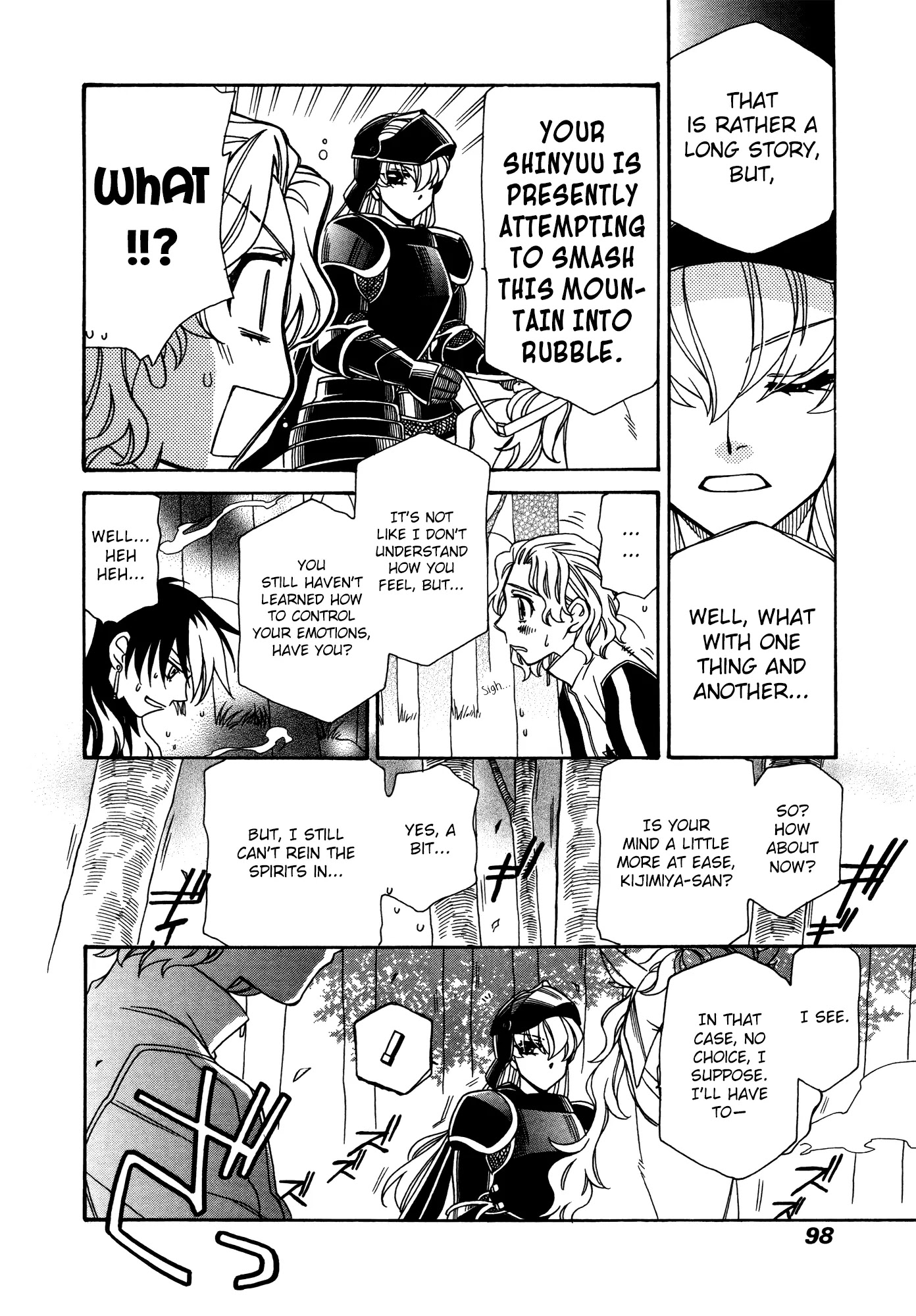 Hayate x Blade Chapter 69 page 21 - Chapter 69: Hold Close the Shivering Idiot