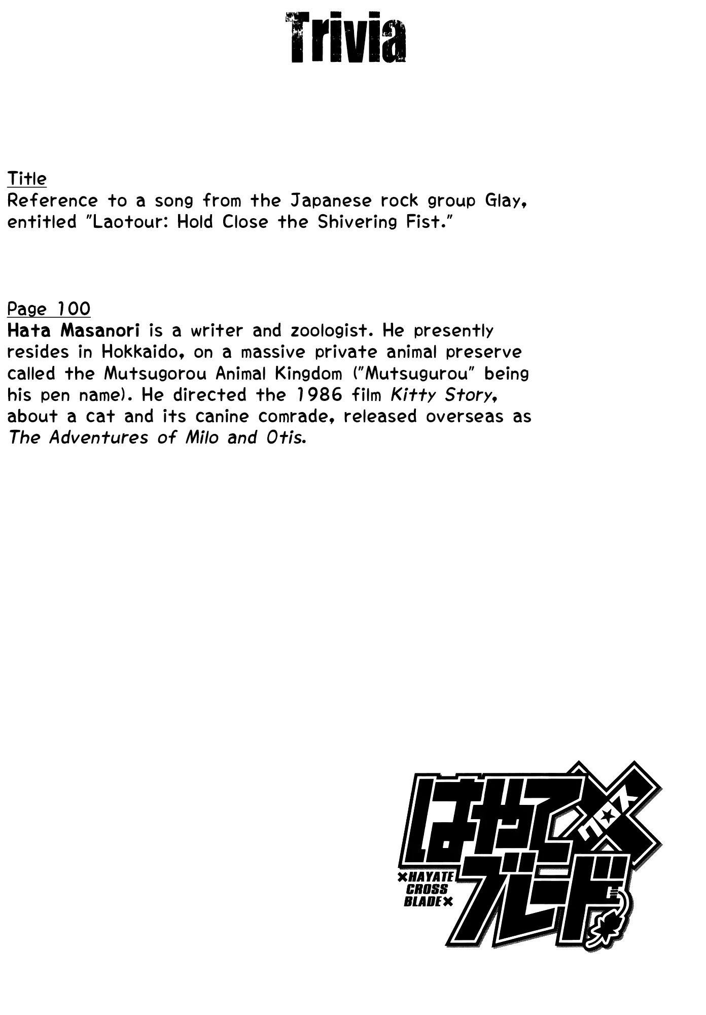 Hayate x Blade Chapter 69 page 36 - Chapter 69: Hold Close the Shivering Idiot