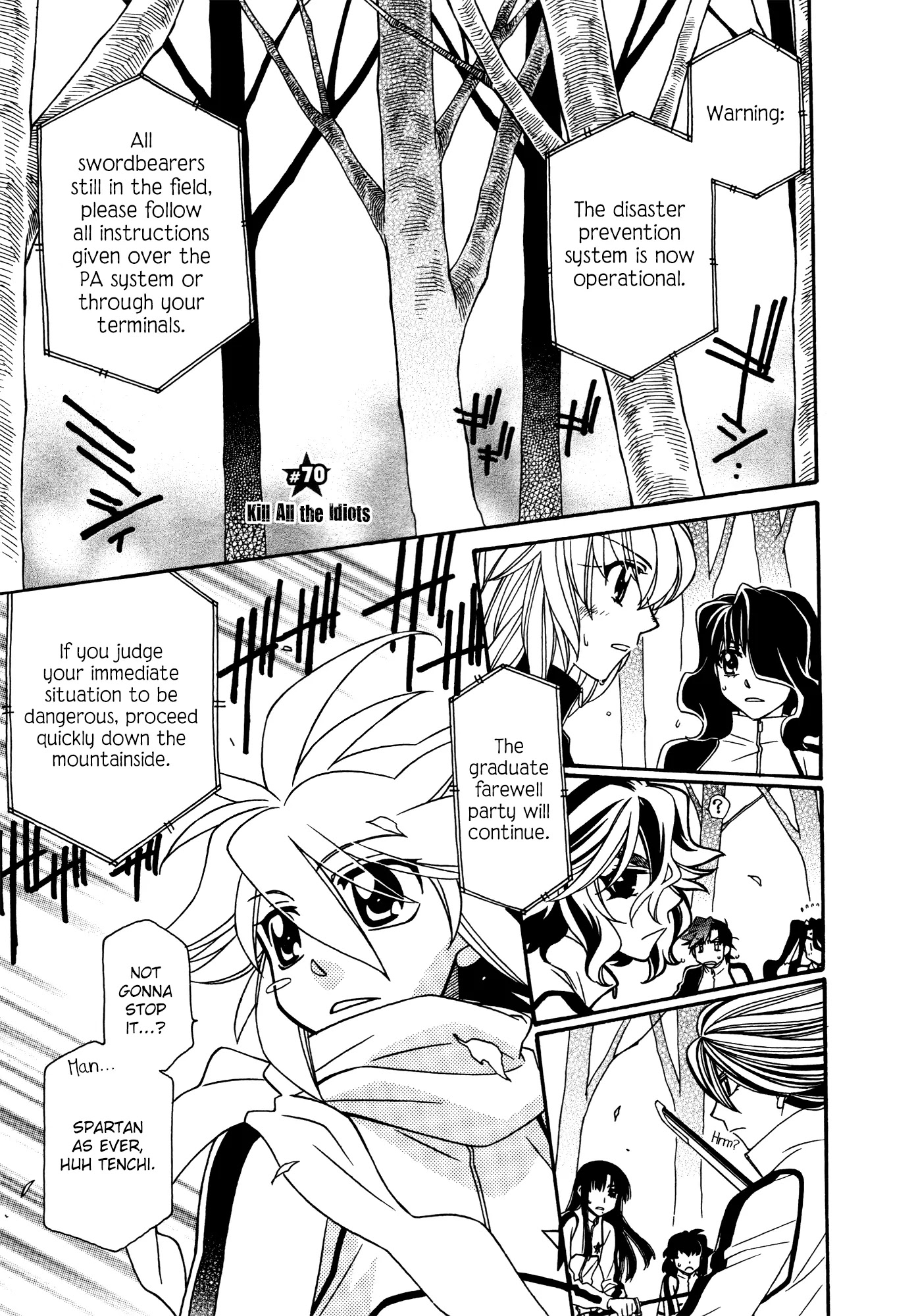 Hayate x Blade Chapter 70 page 1 - Chapter 70: Kill All the Idiots