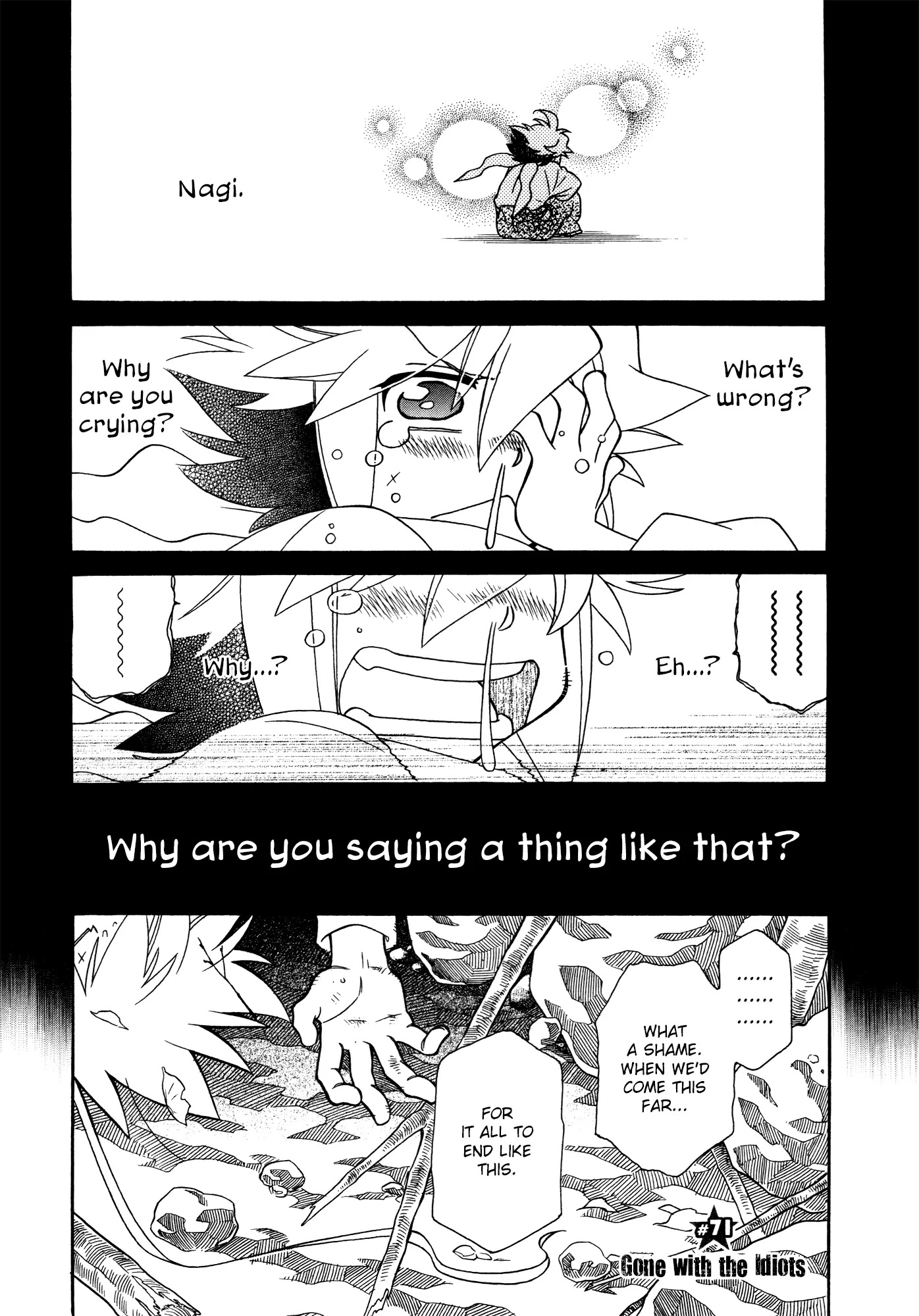 Hayate x Blade Chapter 71 page 1 - Chapter 71: Gone with the Idiots