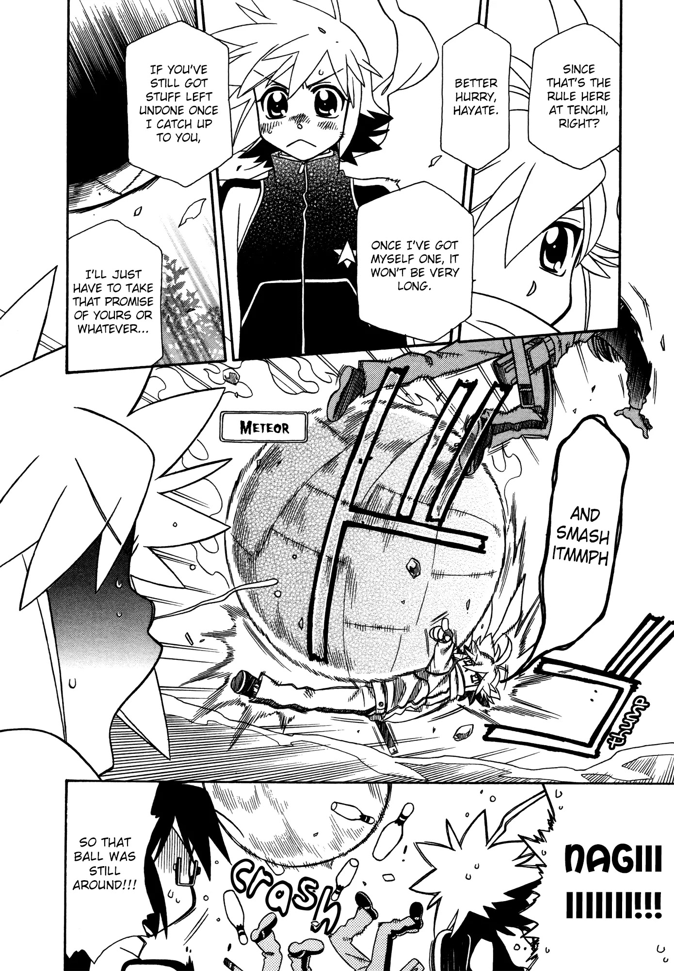 Hayate x Blade Chapter 71 page 14 - Chapter 71: Gone with the Idiots