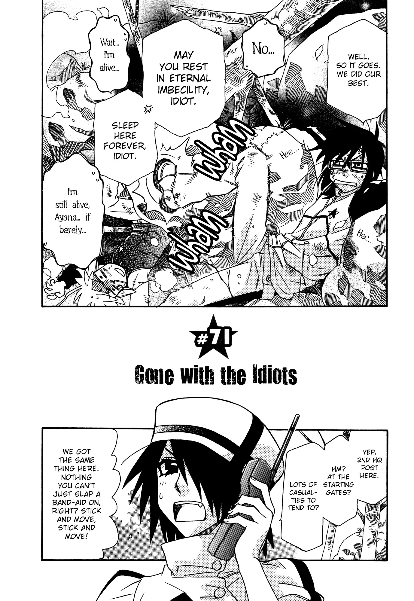Hayate x Blade Chapter 71 page 2 - Chapter 71: Gone with the Idiots
