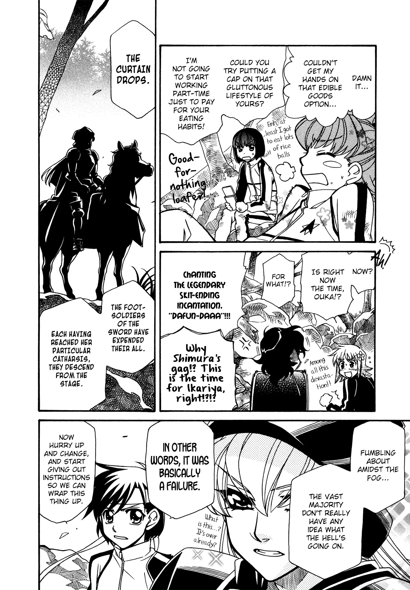 Hayate x Blade Chapter 71 page 20 - Chapter 71: Gone with the Idiots