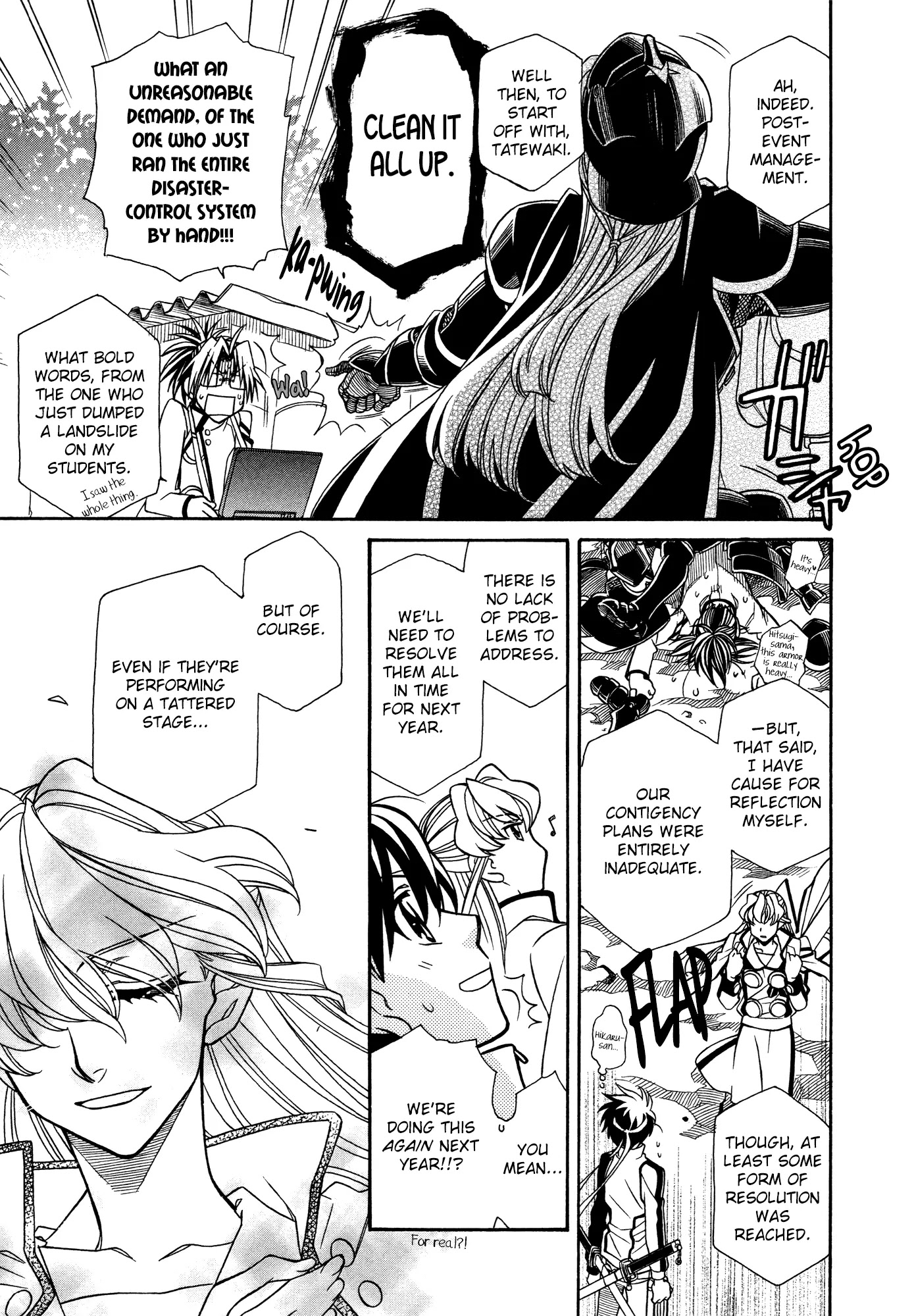Hayate x Blade Chapter 71 page 21 - Chapter 71: Gone with the Idiots