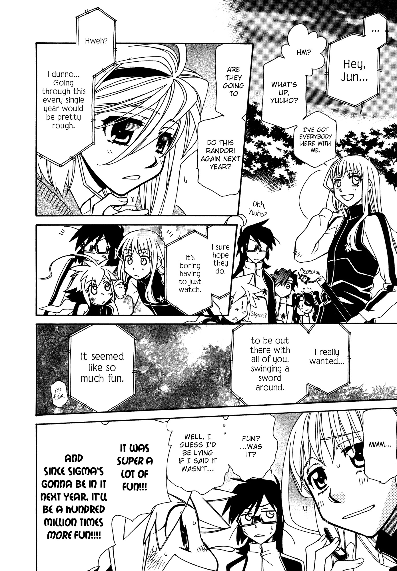 Hayate x Blade Chapter 71 page 22 - Chapter 71: Gone with the Idiots