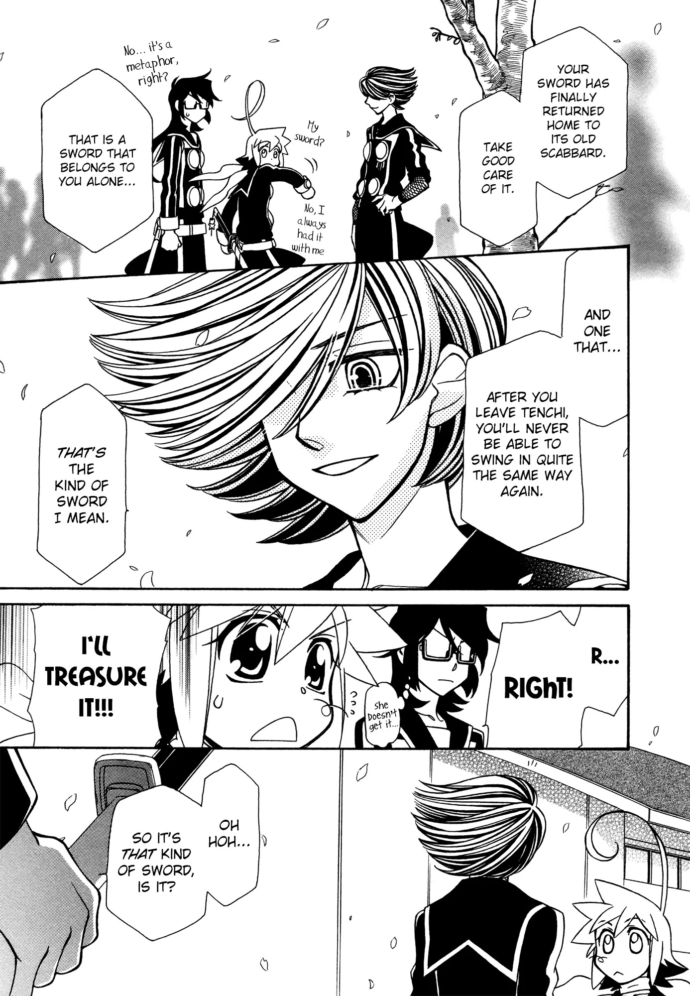Hayate x Blade Chapter 71 page 27 - Chapter 71: Gone with the Idiots