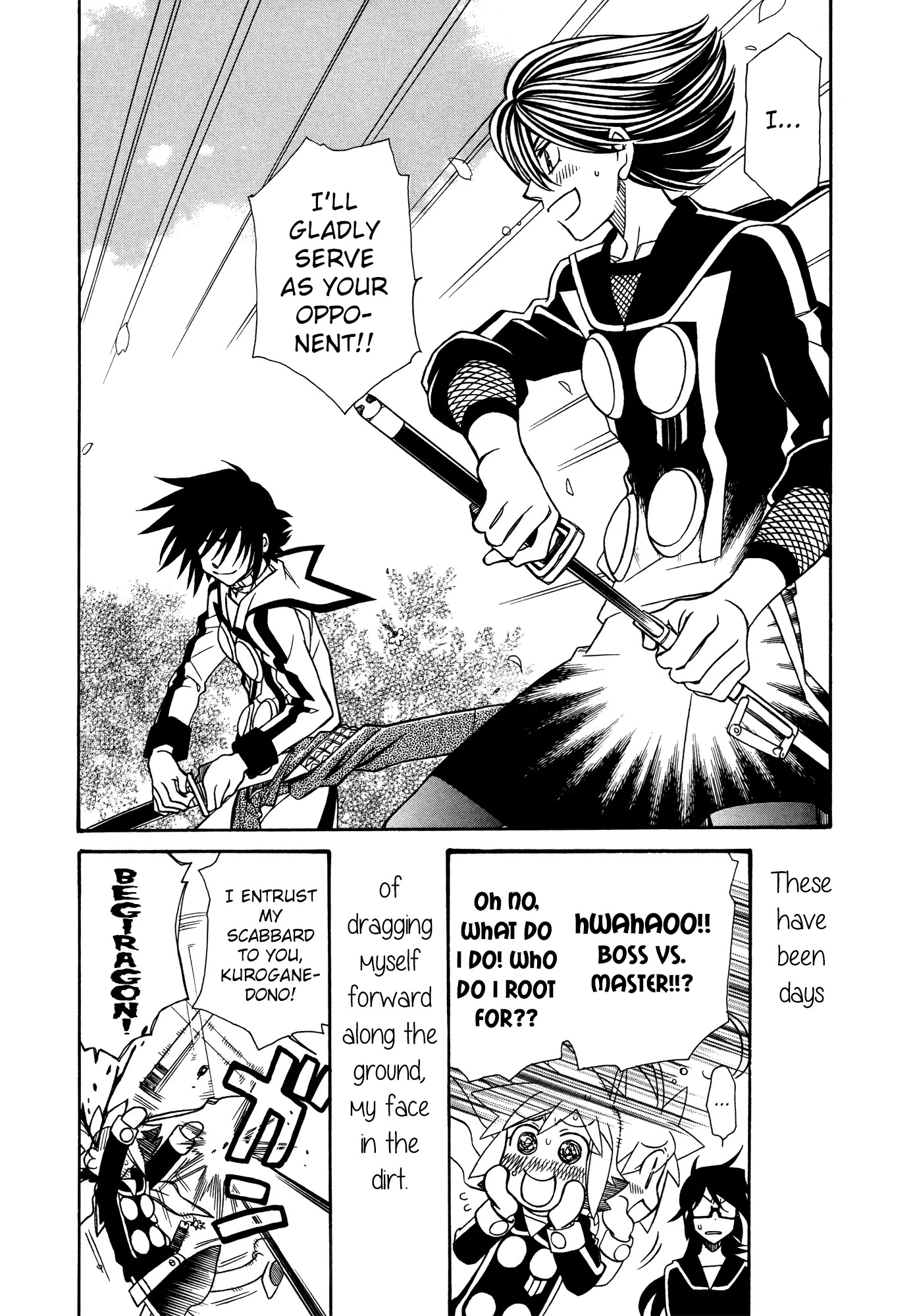 Hayate x Blade Chapter 71 page 30 - Chapter 71: Gone with the Idiots
