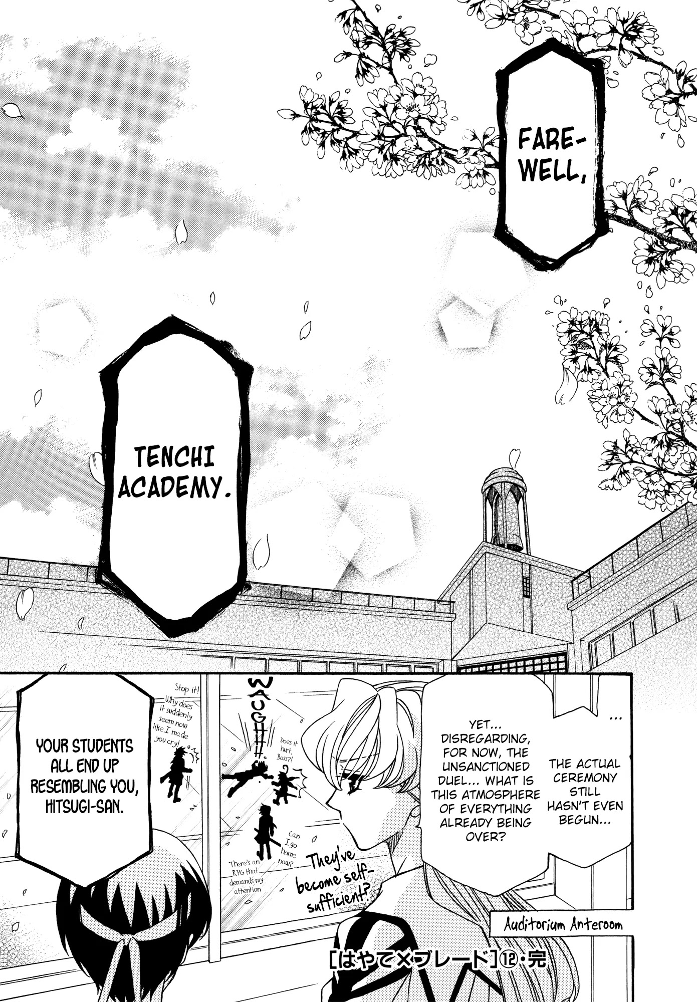 Hayate x Blade Chapter 71 page 35 - Chapter 71: Gone with the Idiots