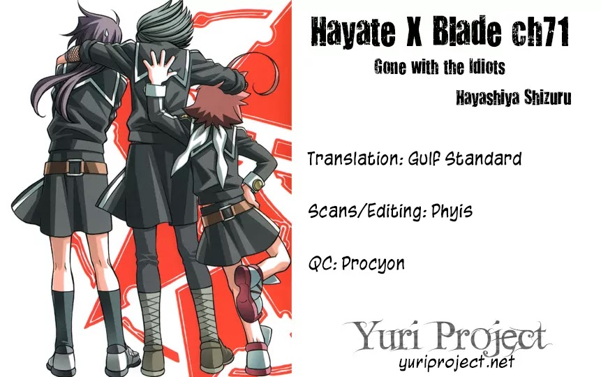Hayate x Blade Chapter 71 page 38 - Chapter 71: Gone with the Idiots