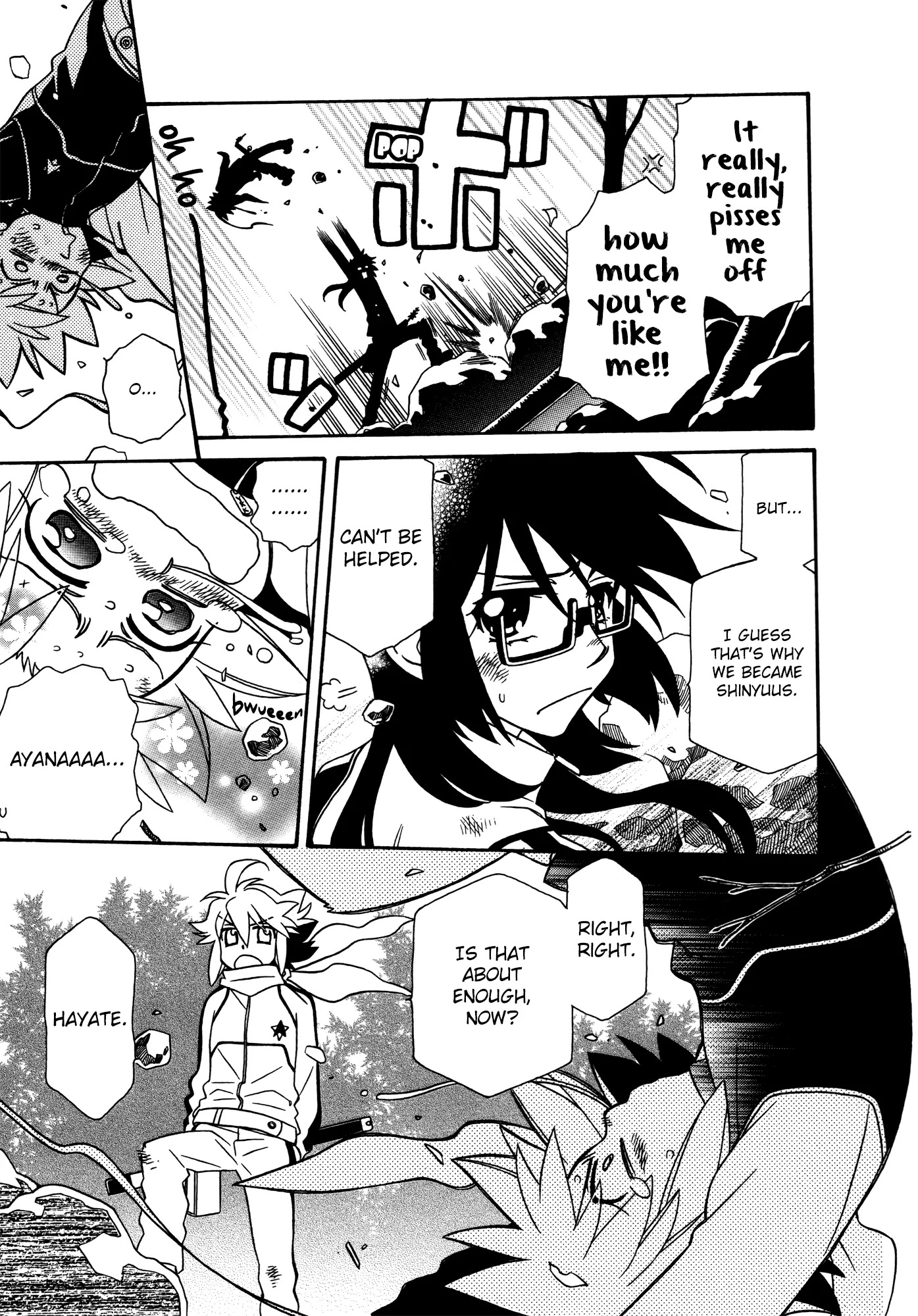 Hayate x Blade Chapter 71 page 7 - Chapter 71: Gone with the Idiots