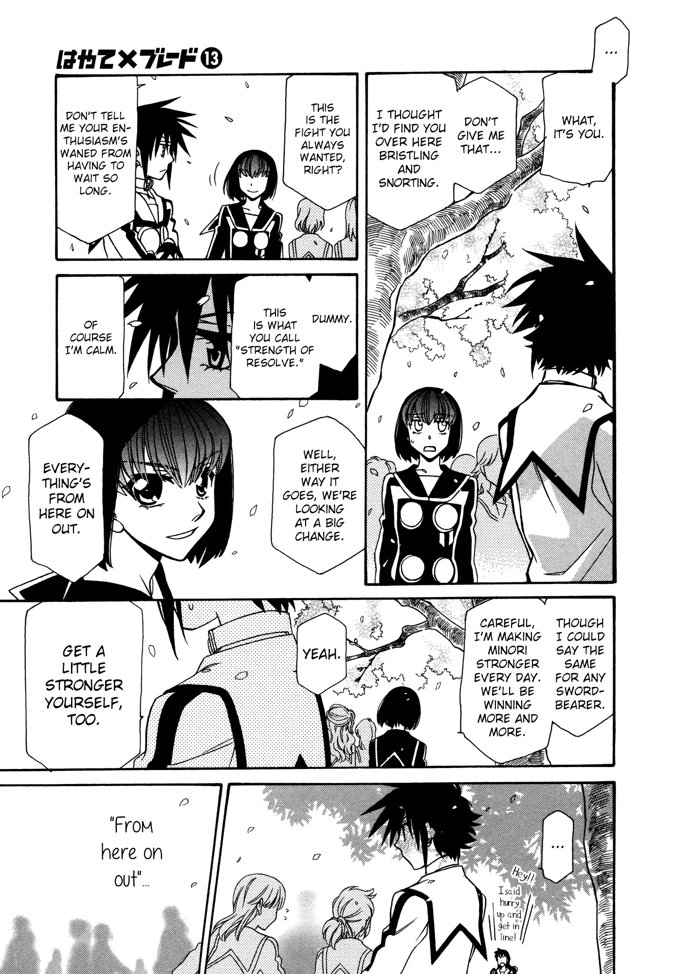 Hayate x Blade Chapter 72 page 34 - Chapter 72: The Idiot's Garden